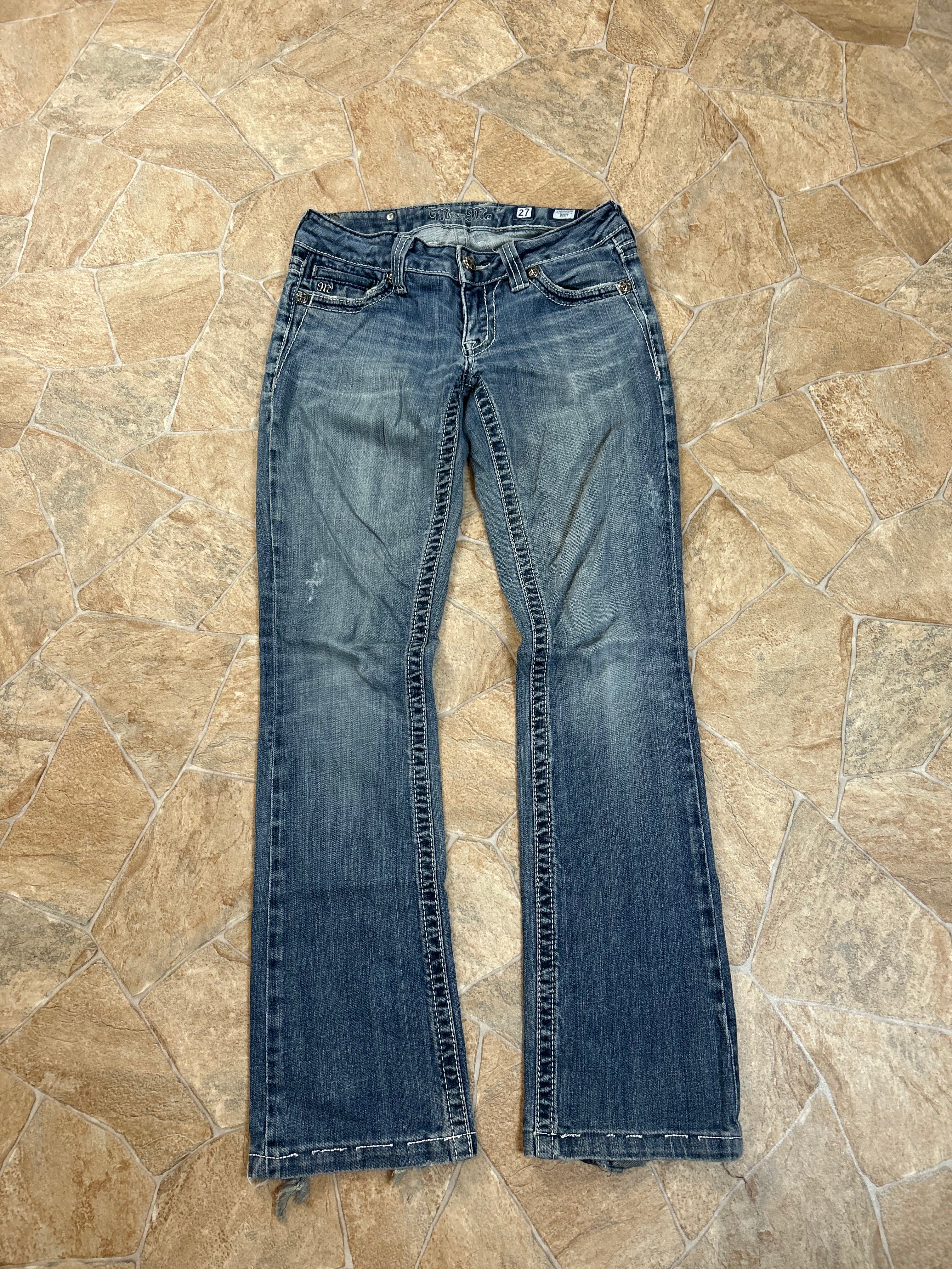 Miss Me Vintage Flared Jeans Bootcut Schlaghose lowwaist, S
