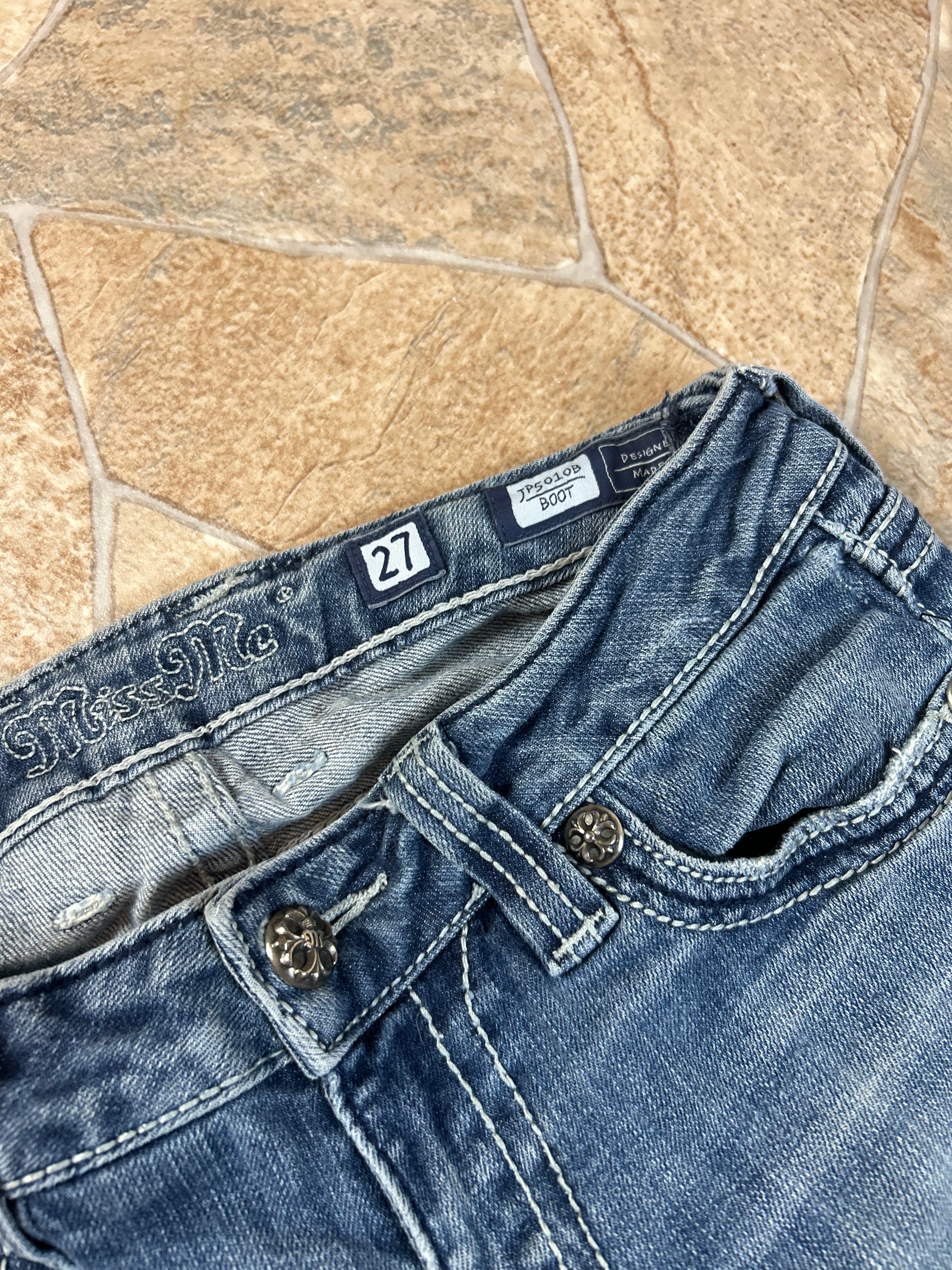 Miss Me Vintage Flared Jeans Bootcut Schlaghose lowwaist, S