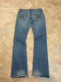 Miss Me Vintage Flared Jeans Bootcut Schlaghose, M