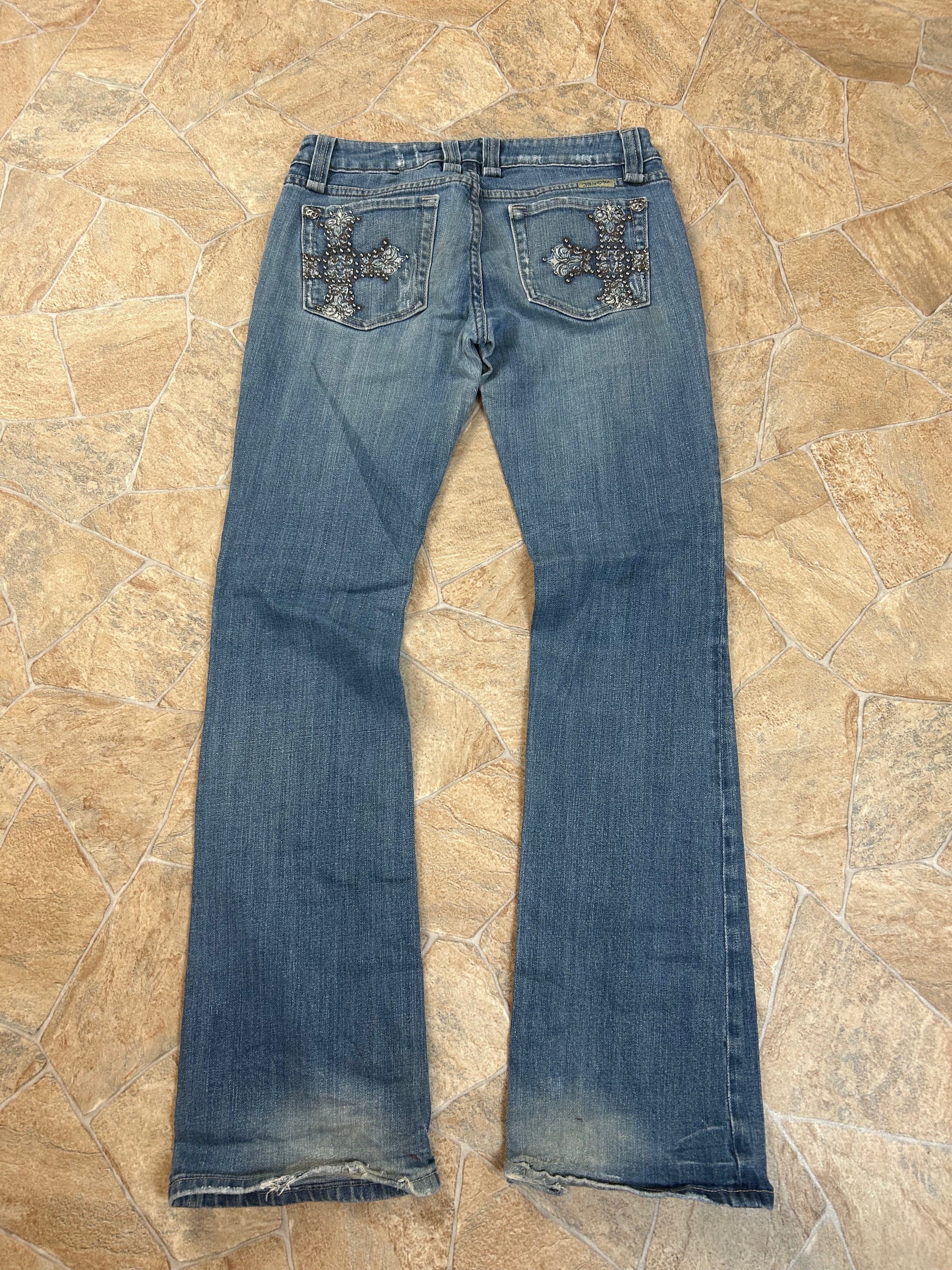Miss Me Vintage Flared Jeans Bootcut Schlaghose, M