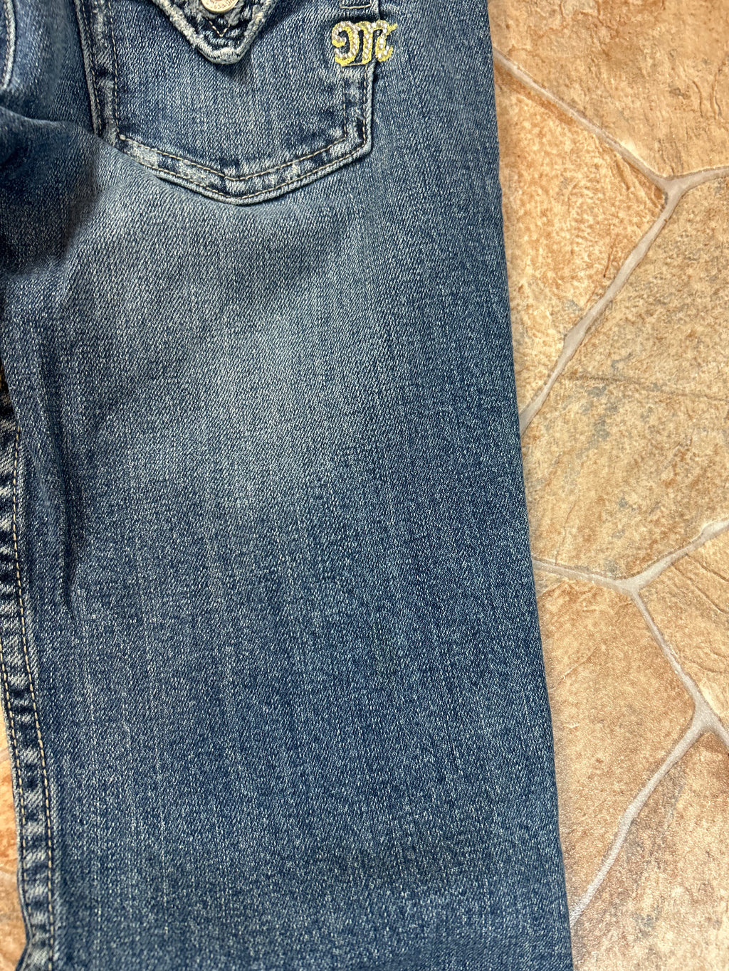 Miss Me Vintage Flared Jeans Bootcut Schlaghose lowwaist, XS