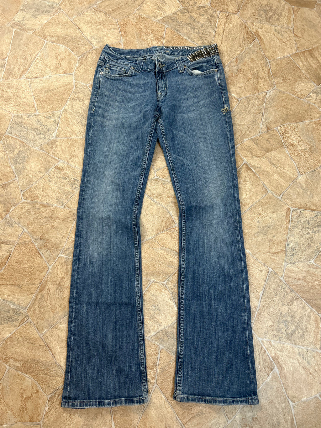 Miss Me Vintage Flared Jeans Bootcut Schlaghose, S