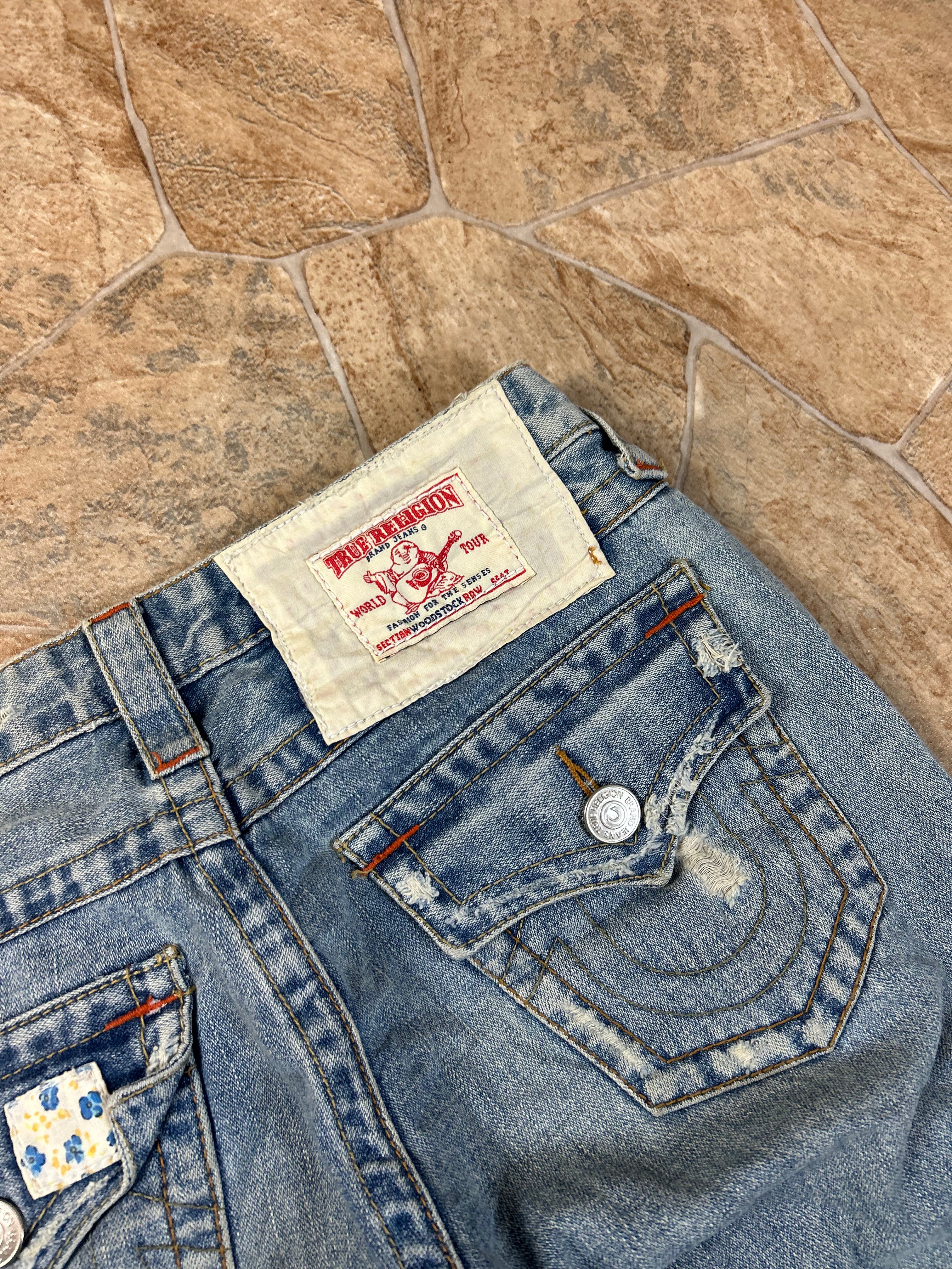 True Religion Vintage Flared Jeans Woodstock Bootcut Schlaghose, S