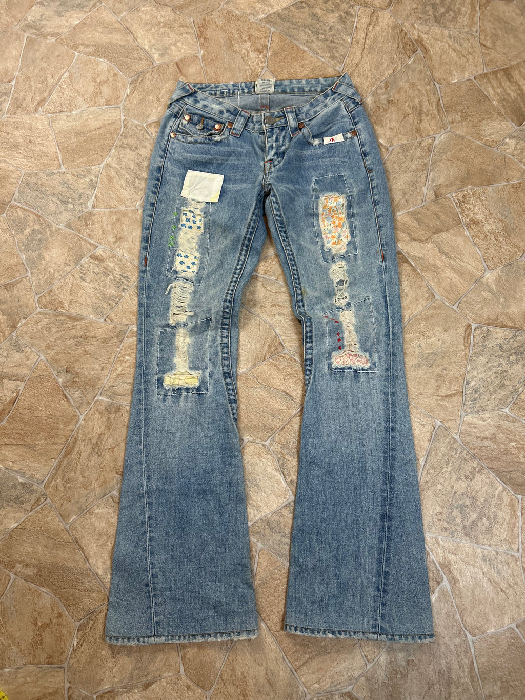 True Religion Vintage Flared Jeans Woodstock Bootcut Schlaghose, S
