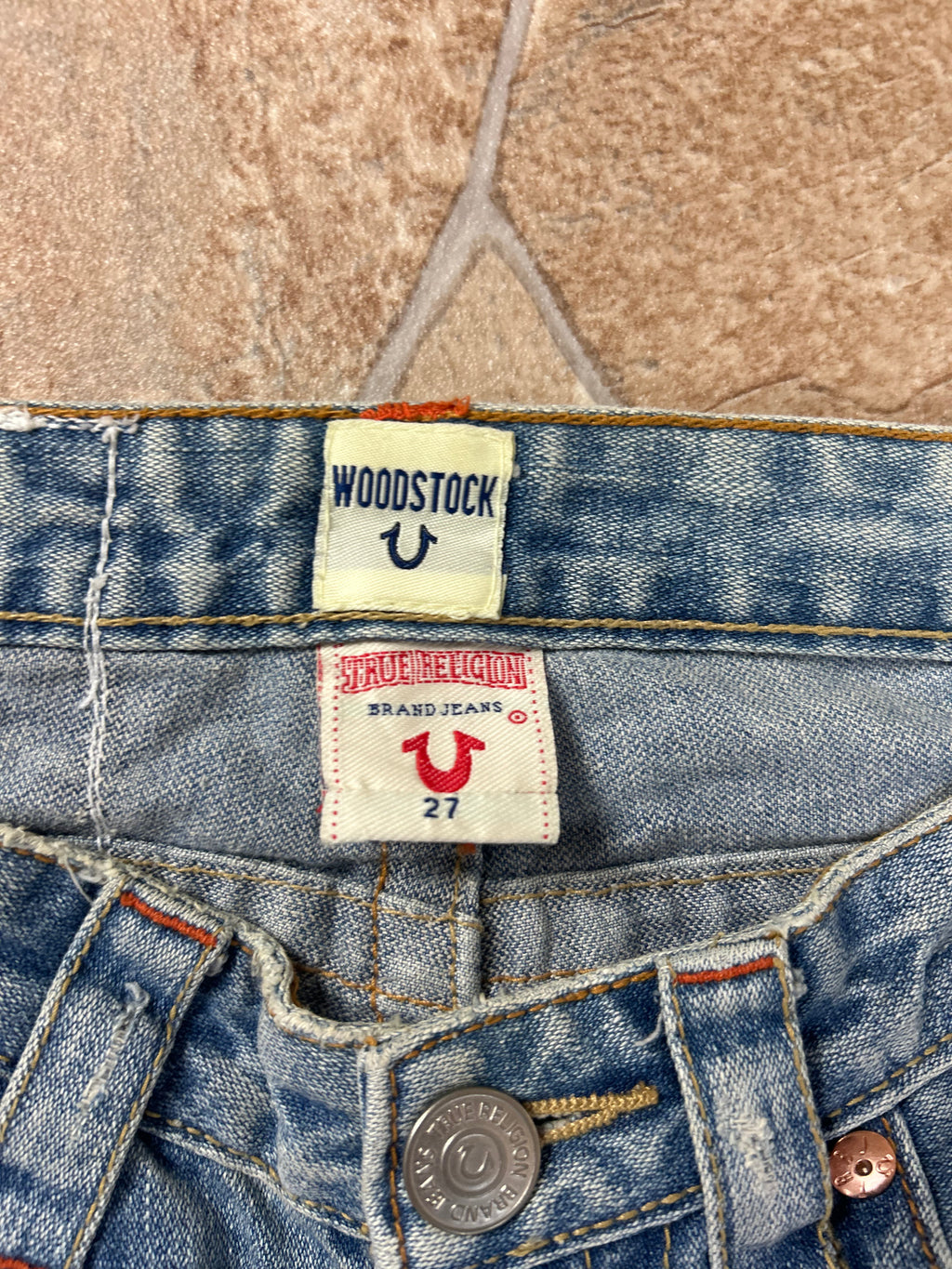 True Religion Vintage Flared Jeans Woodstock Bootcut Schlaghose, S
