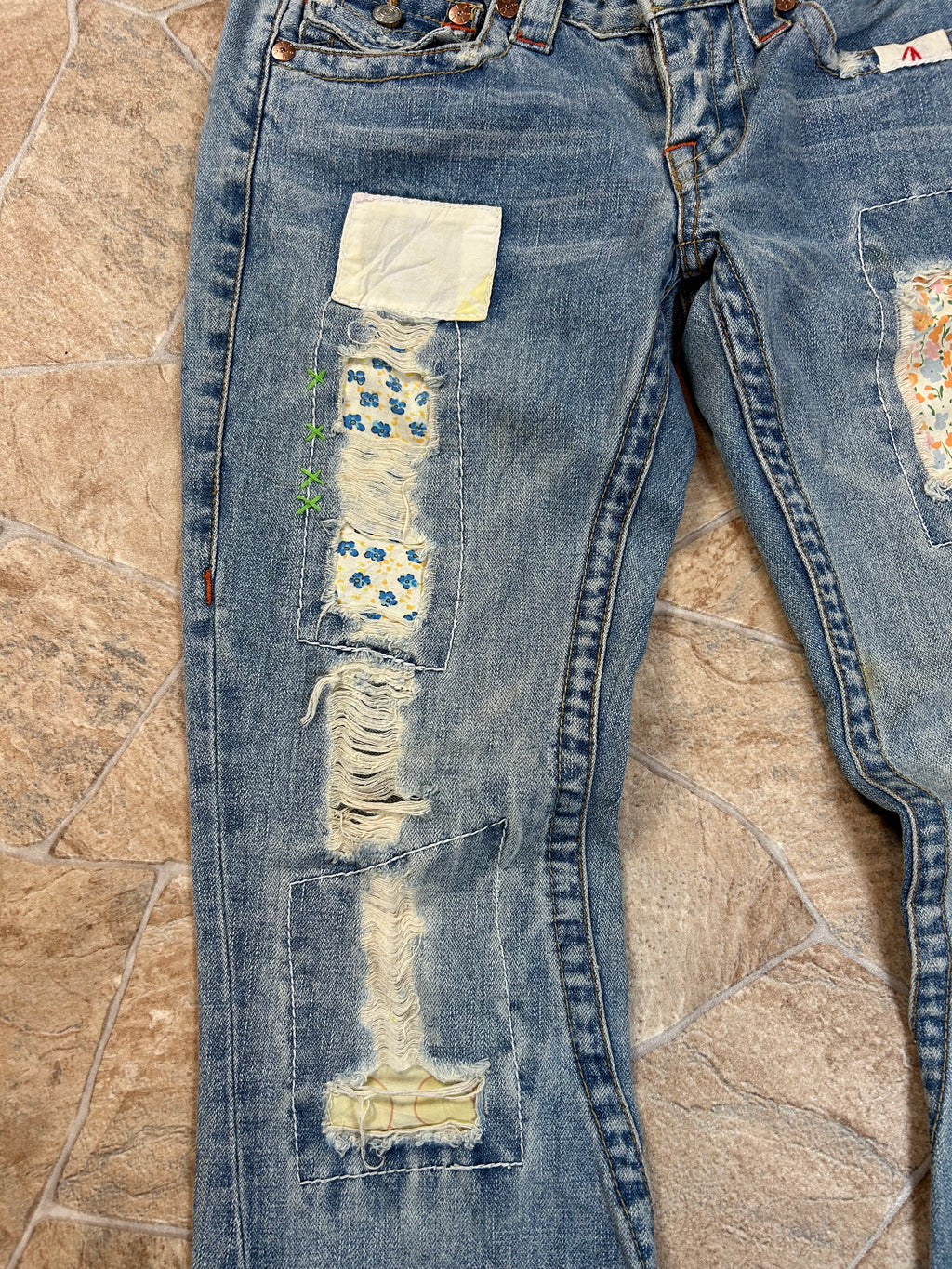 True Religion Vintage Flared Jeans Woodstock Bootcut Schlaghose, S