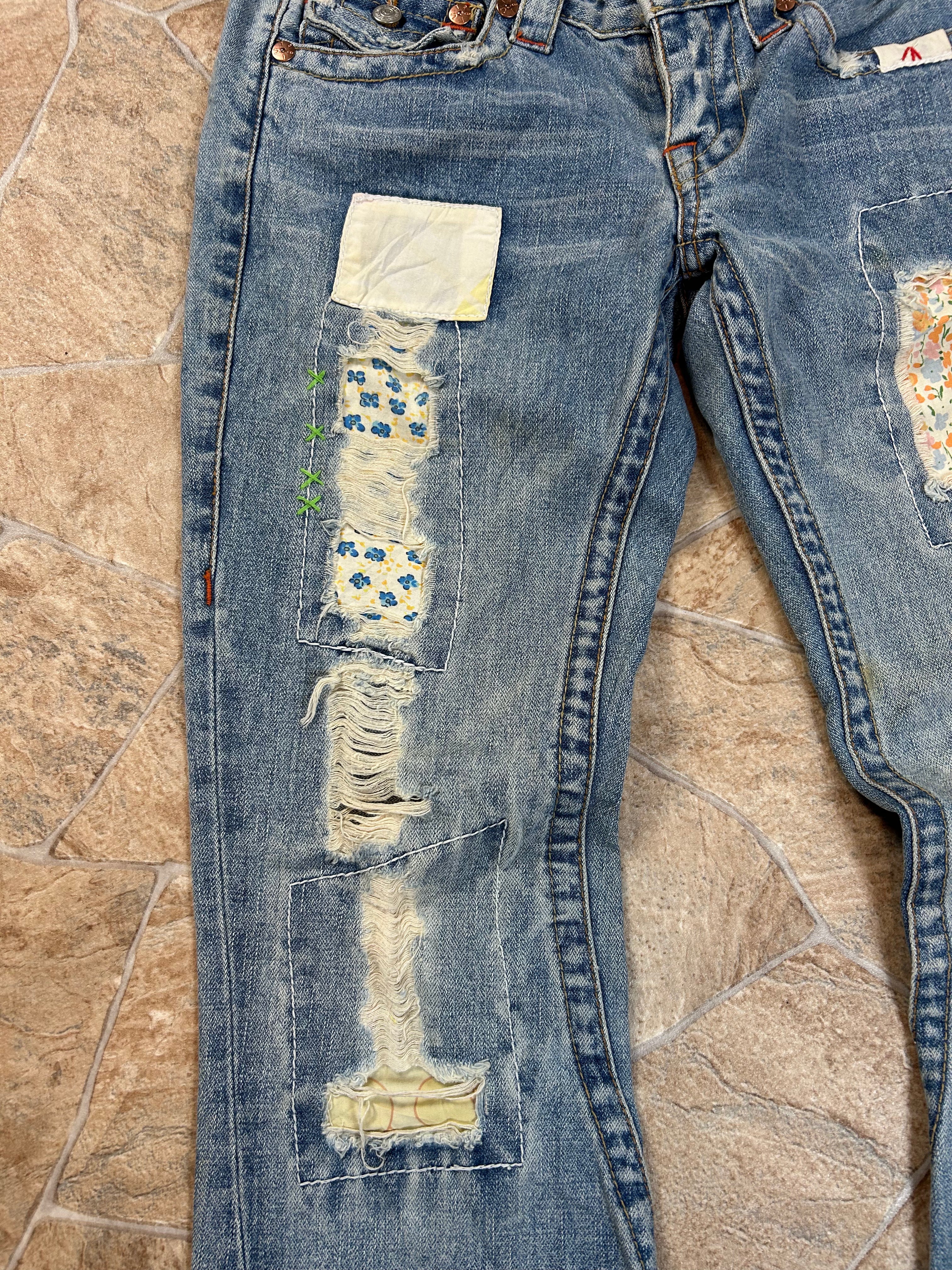 True Religion Vintage Flared Jeans Woodstock Bootcut Schlaghose, S