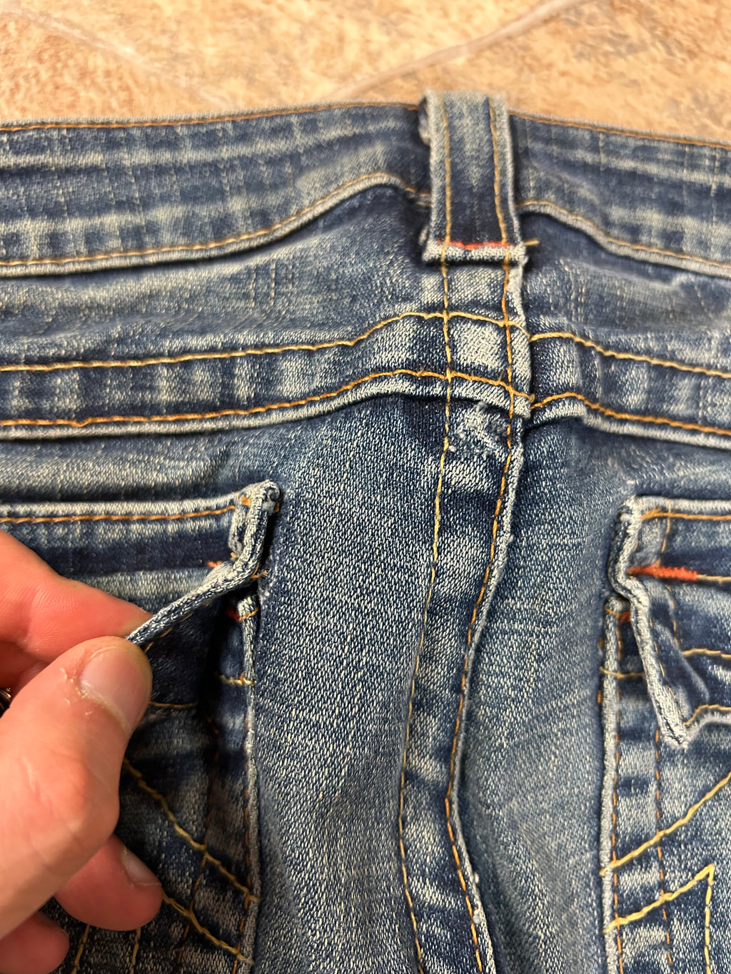 True Religion Vintage Straight Jeans Bootcut lowwaist Billy, S