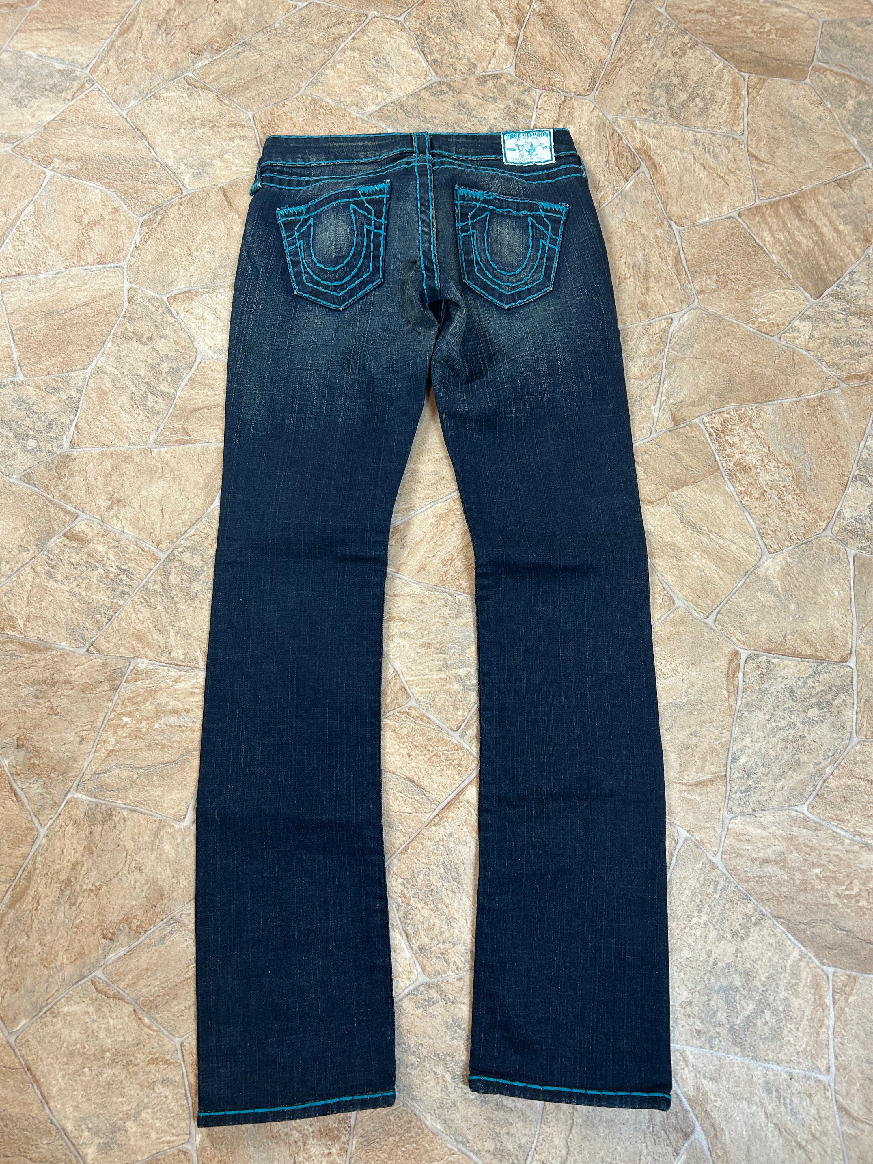True Religion Vintage Straight Jeans Bootcut lowwaist Johnny Super T selten, XS