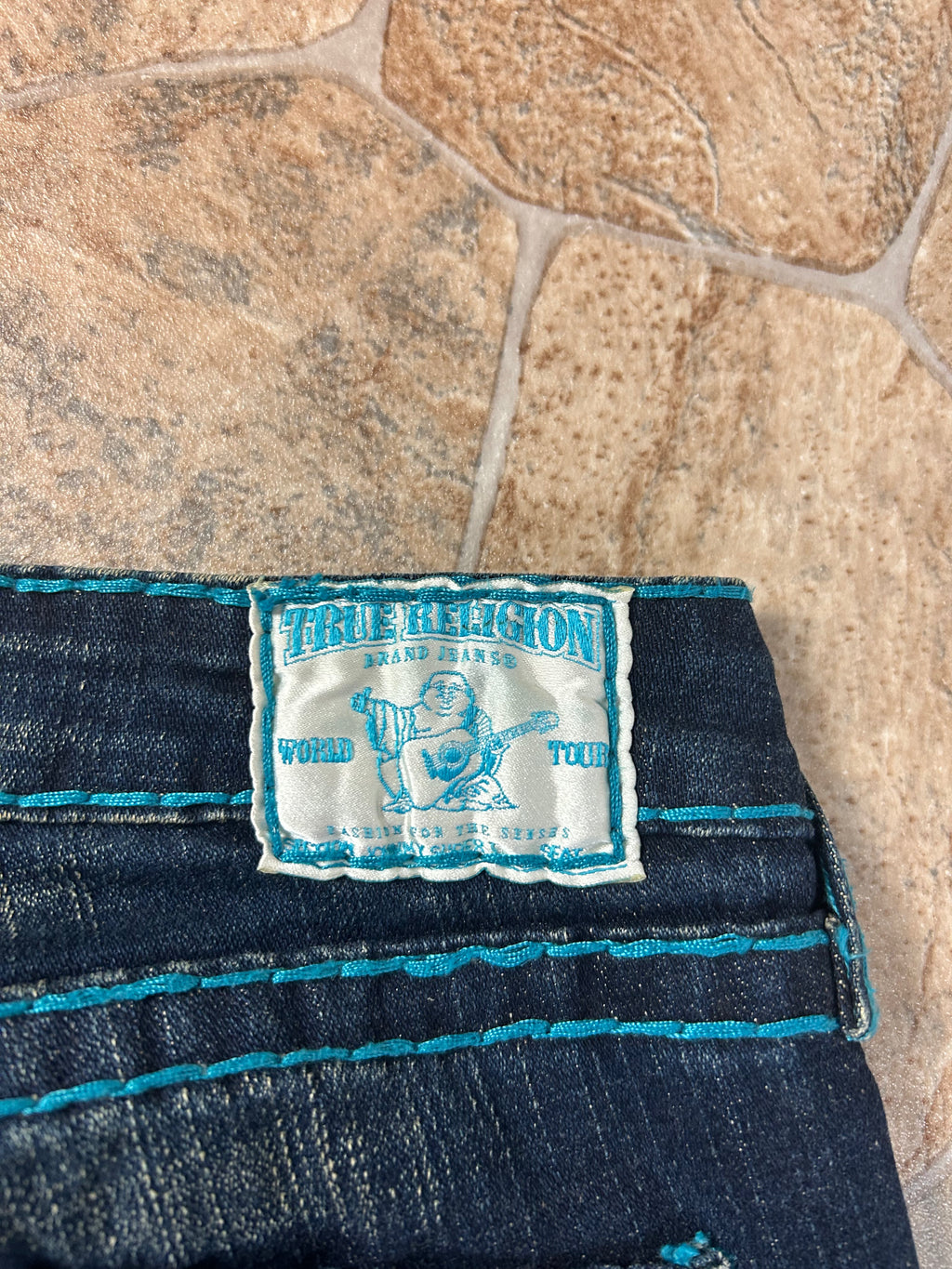 True Religion Vintage Straight Jeans Bootcut lowwaist Johnny Super T selten, XS