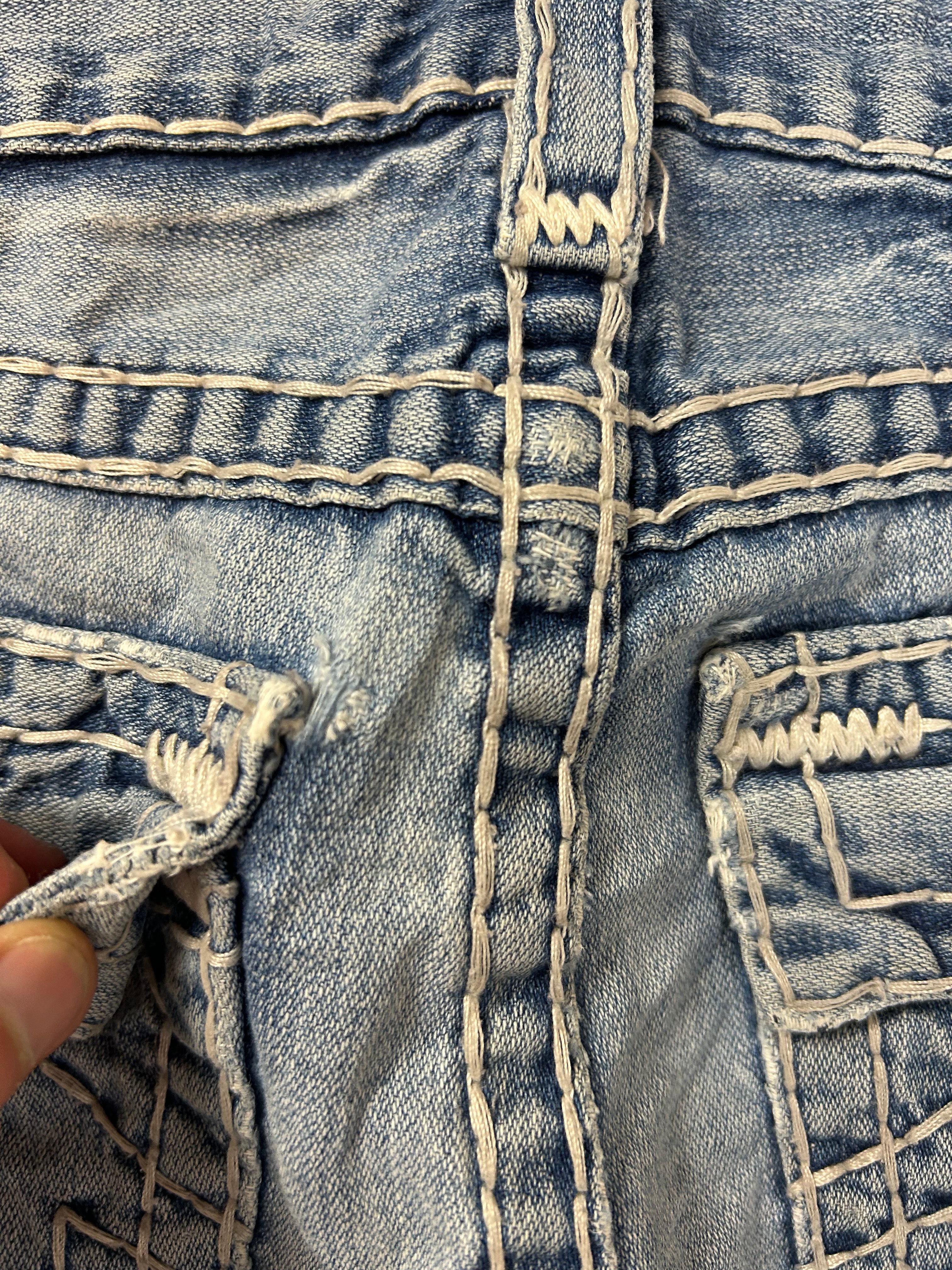 True Religion Vintage Flared Jeans Bootcut Schlaghose Joey Super T, M