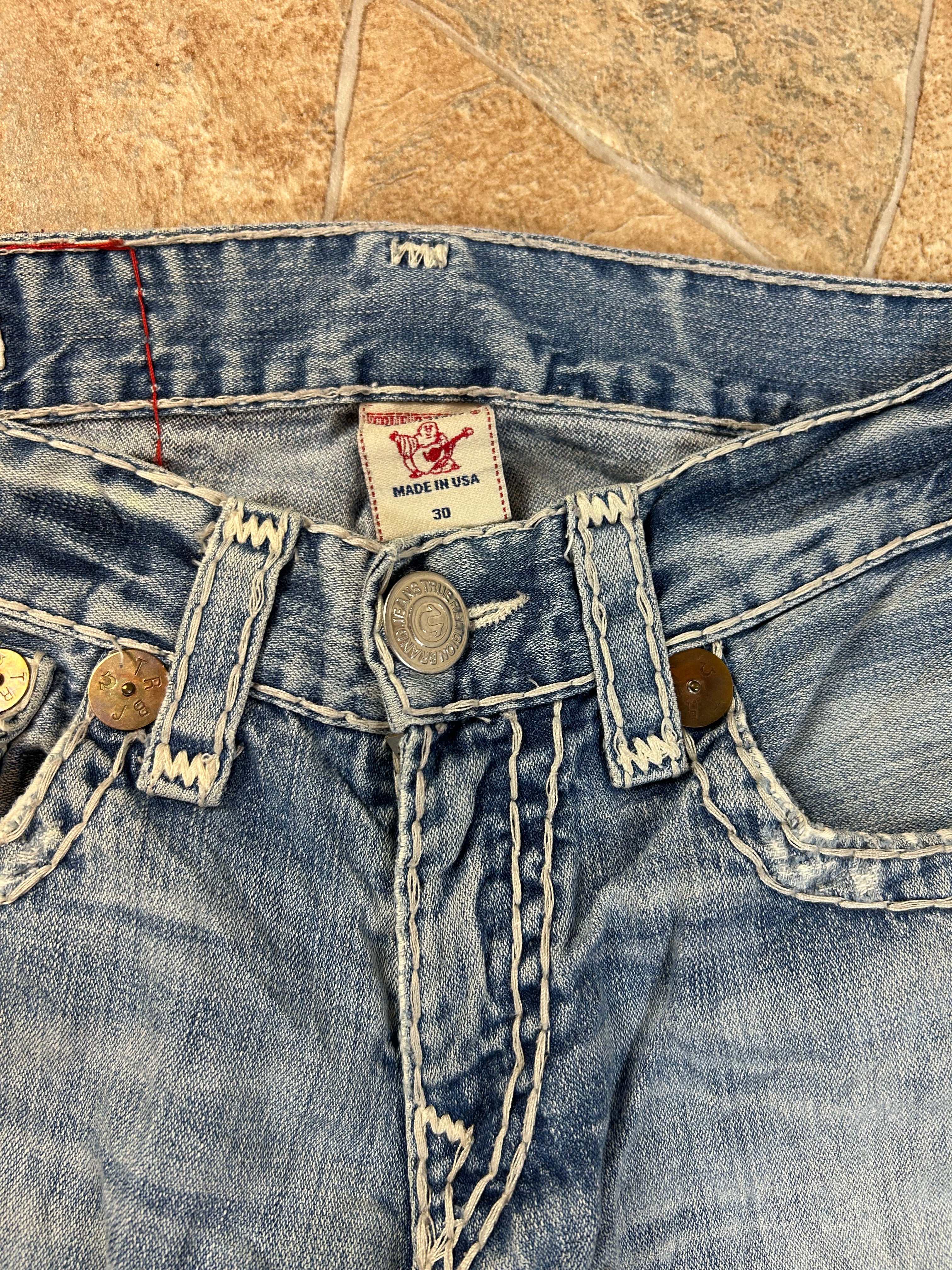 True Religion Vintage Flared Jeans Bootcut Schlaghose Joey Super T, M