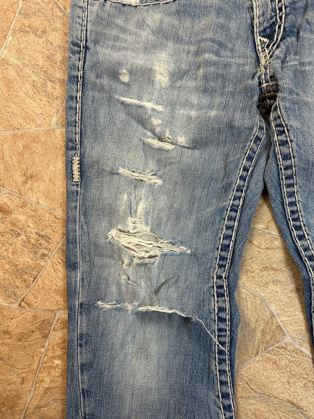 True Religion Vintage Flared Jeans Bootcut Schlaghose Joey Super T, M