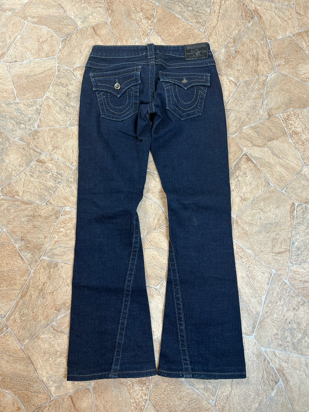 True Religion Vintage Flared Jeans Bootcut Schlaghose lowwaist Disco Joey selten, XS