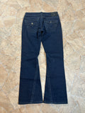 True Religion Vintage Flared Jeans Bootcut Schlaghose lowwaist Disco Joey selten, XS