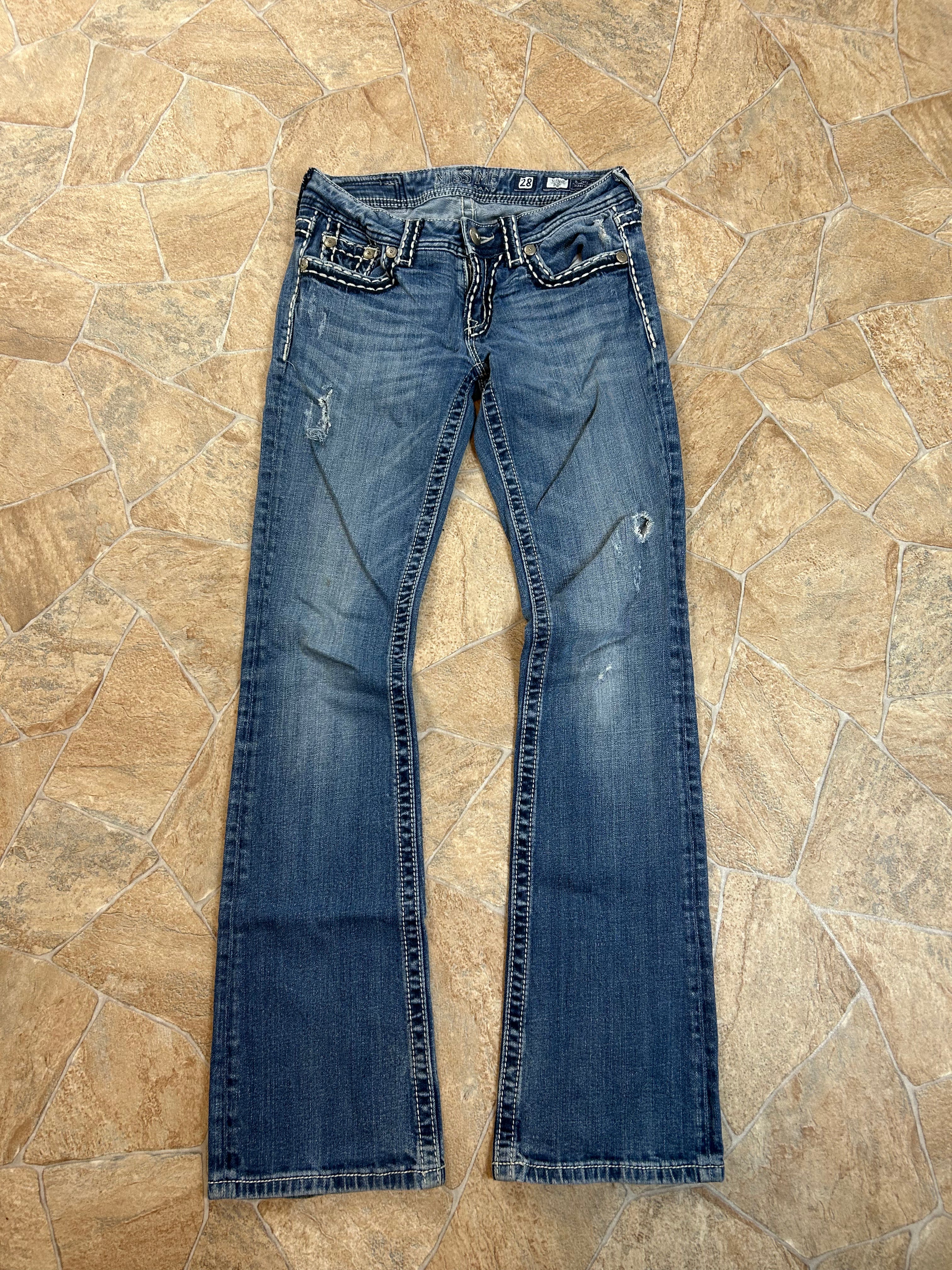 Miss Me Vintage Flared Jeans Bootcut Schlaghose Y2K, S