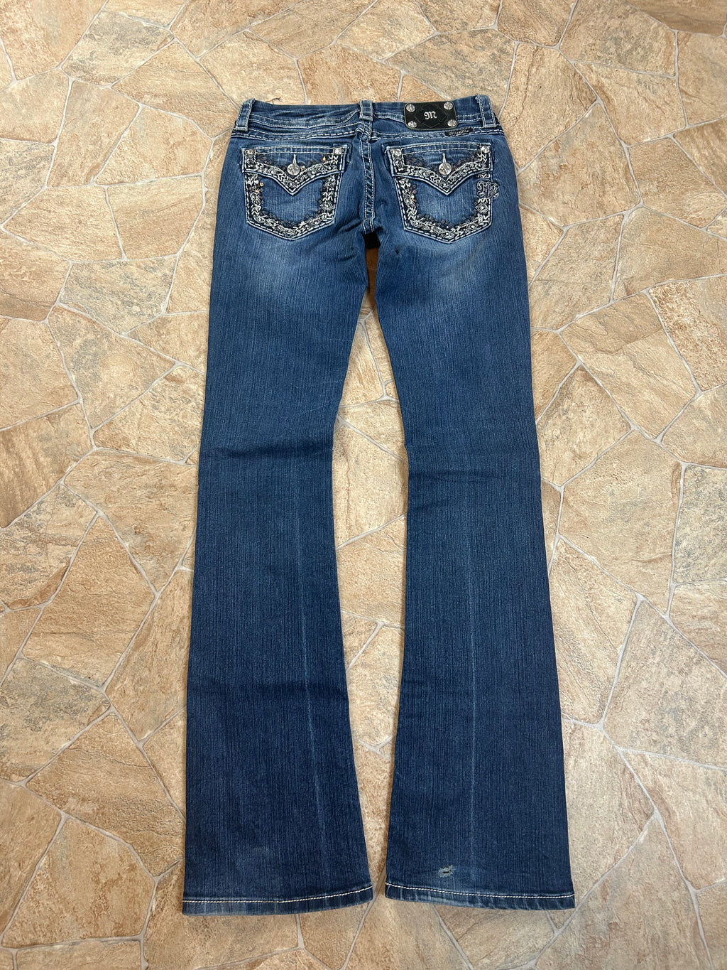 Miss Me Vintage Flared Jeans Bootcut Schlaghose, S