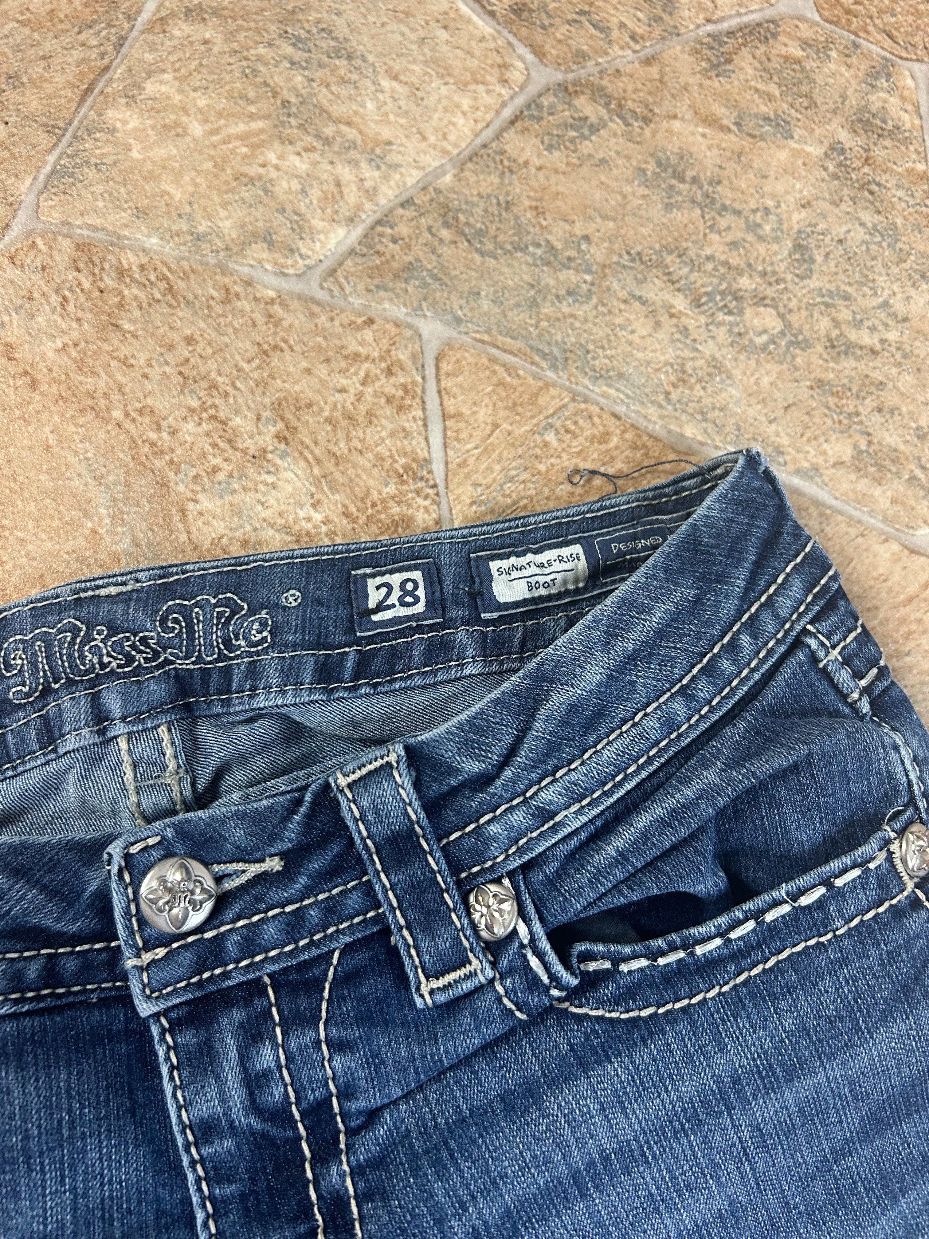 Miss Me Vintage Flared Jeans Bootcut Schlaghose, S