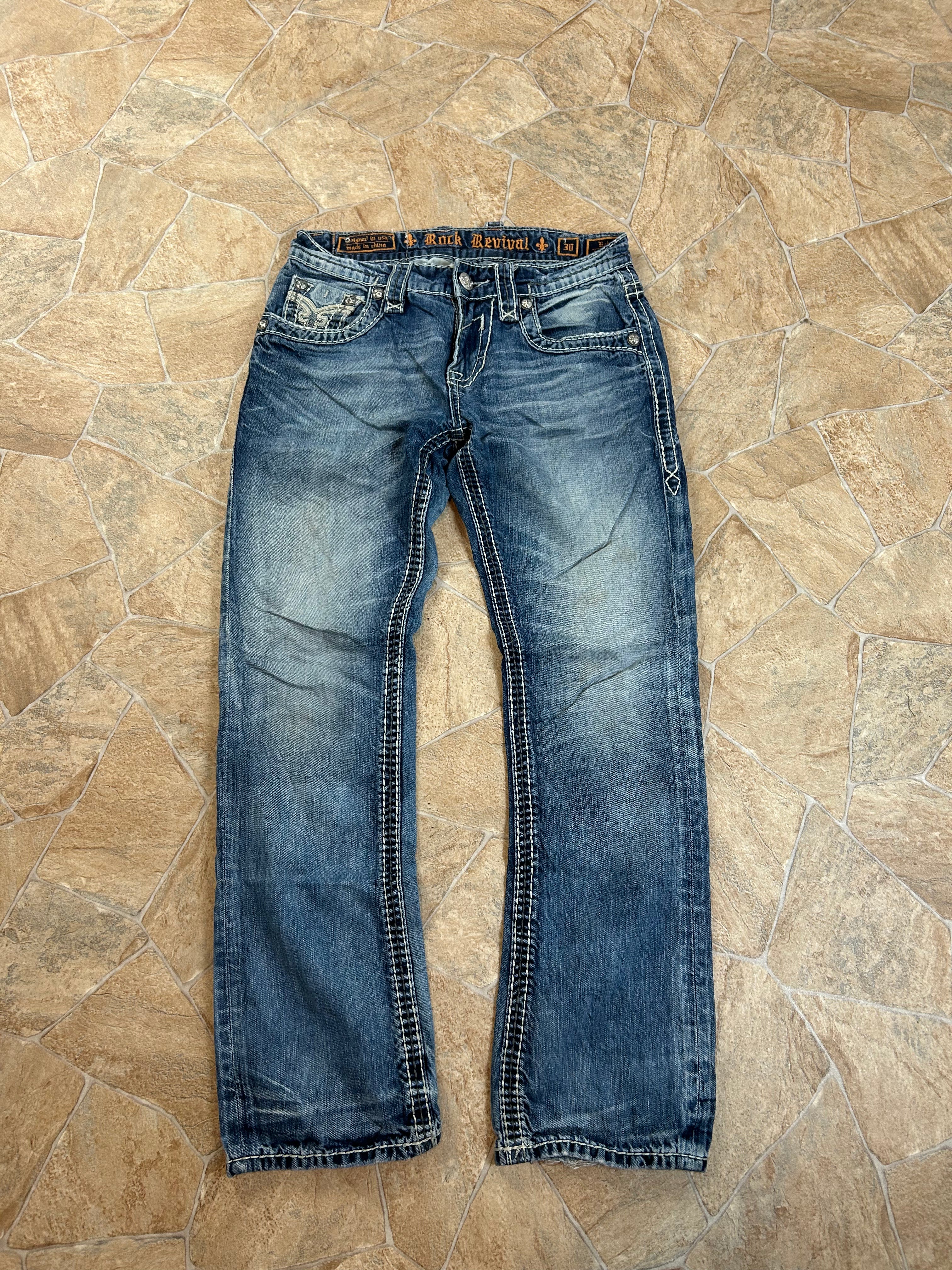 Rock Revival Vintage Straight Jeans, M