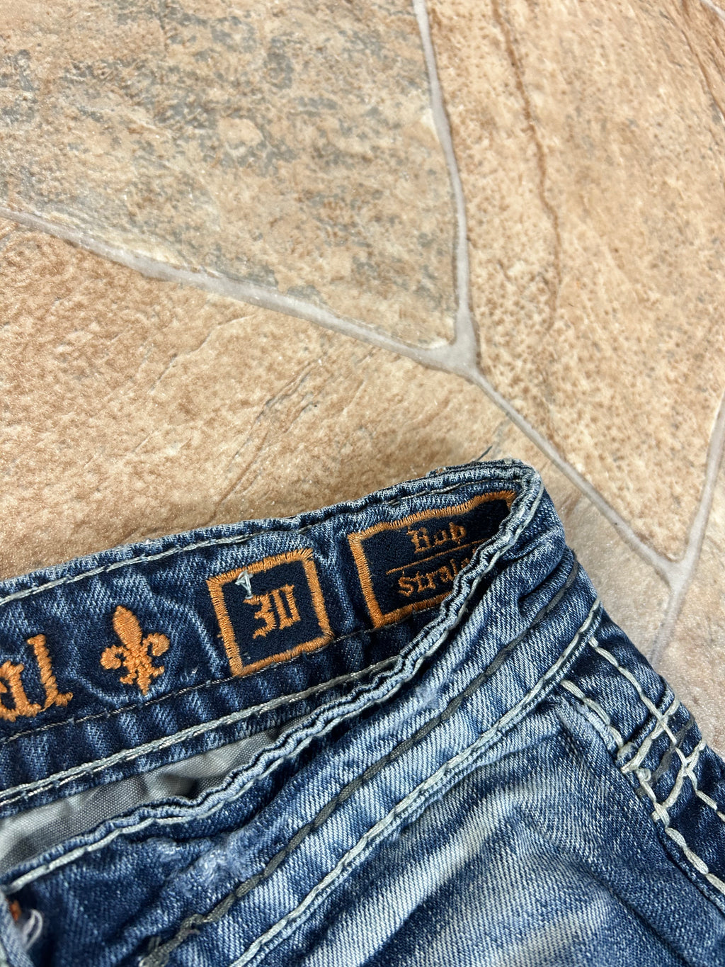 Rock Revival Vintage Straight Jeans, M