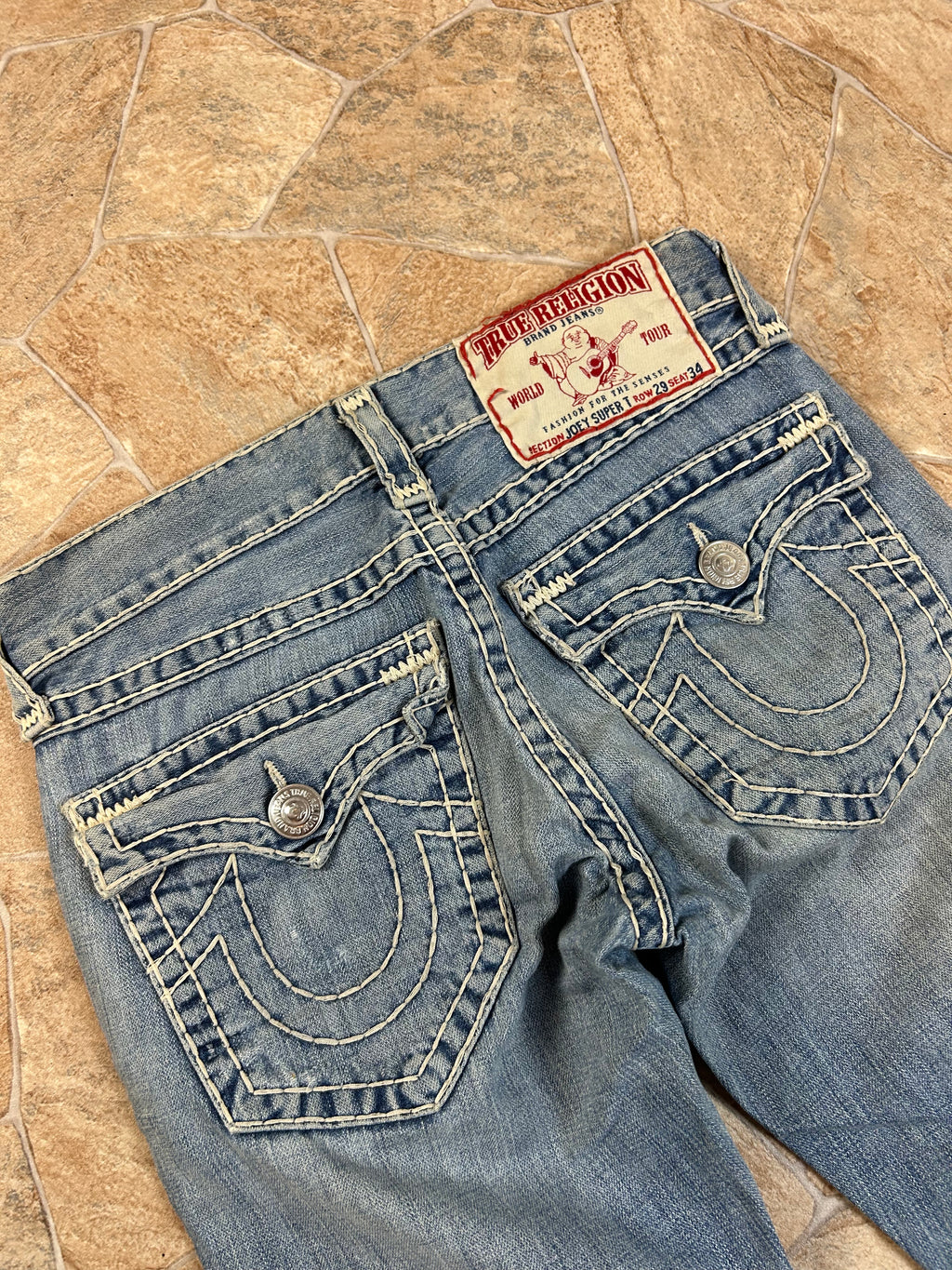 True Religion Vintage Flared Jeans Schlaghose Joey Super T, M