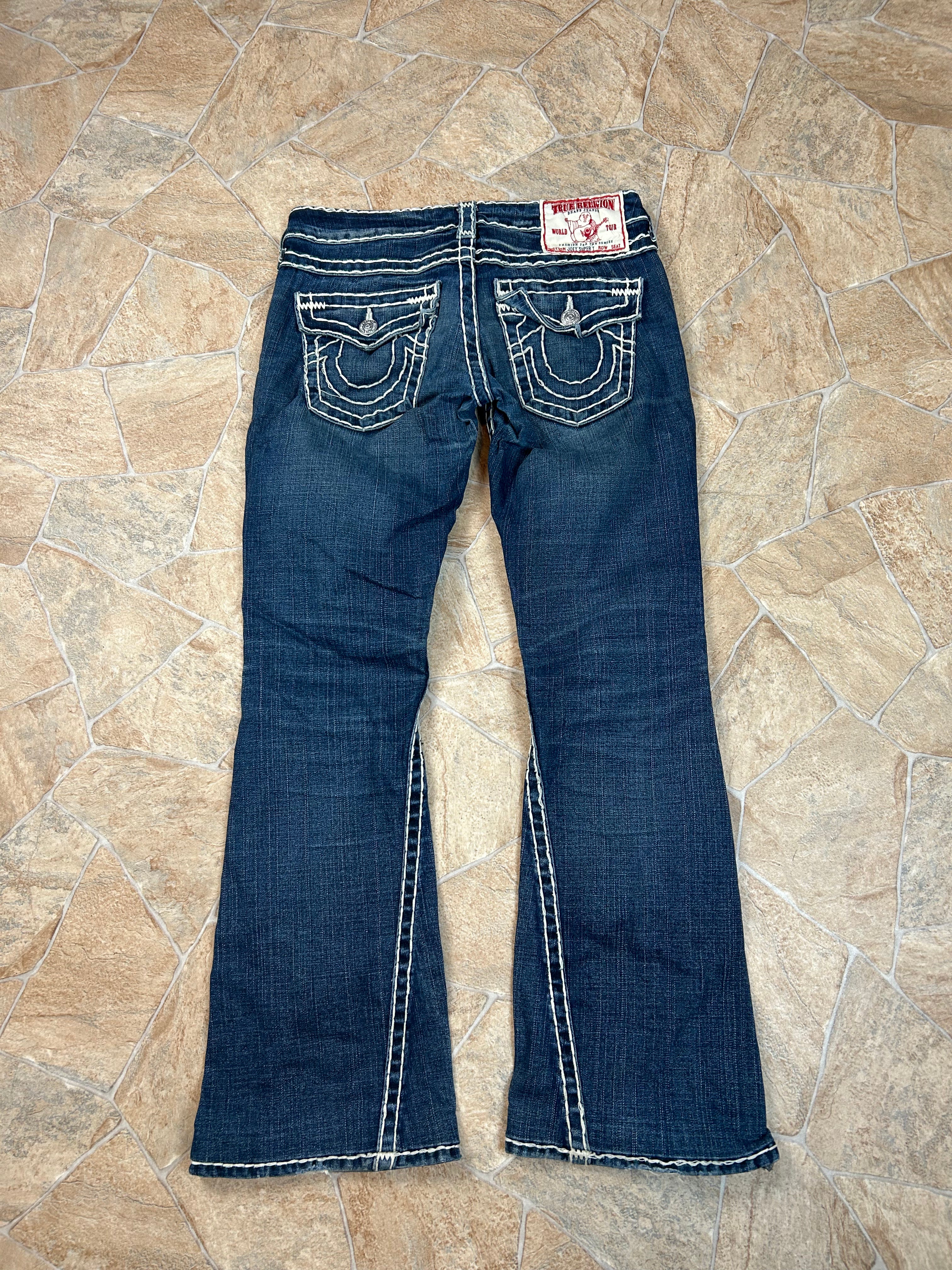 True Religion Vintage Flared Jeans Bootcut Schlaghose lowwaist Joey Super T, S