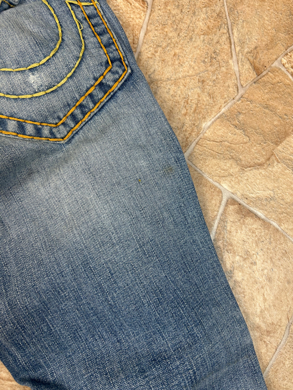 True Religion Vintage Straight Baggy Jeans Billy Super T, M