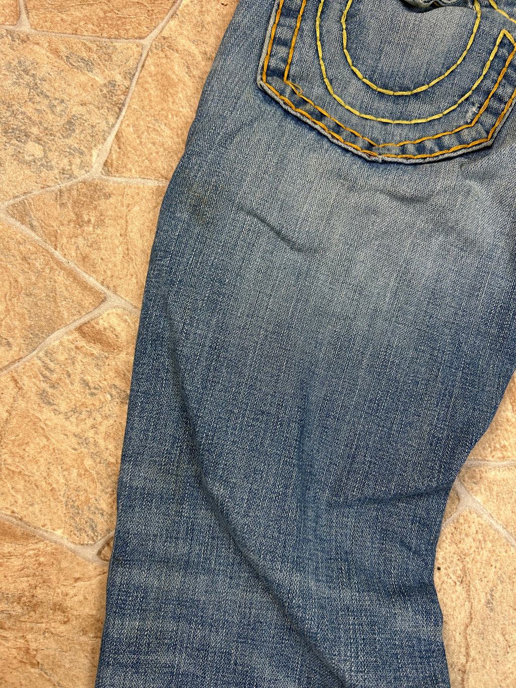 True Religion Vintage Straight Baggy Jeans Billy Super T, M