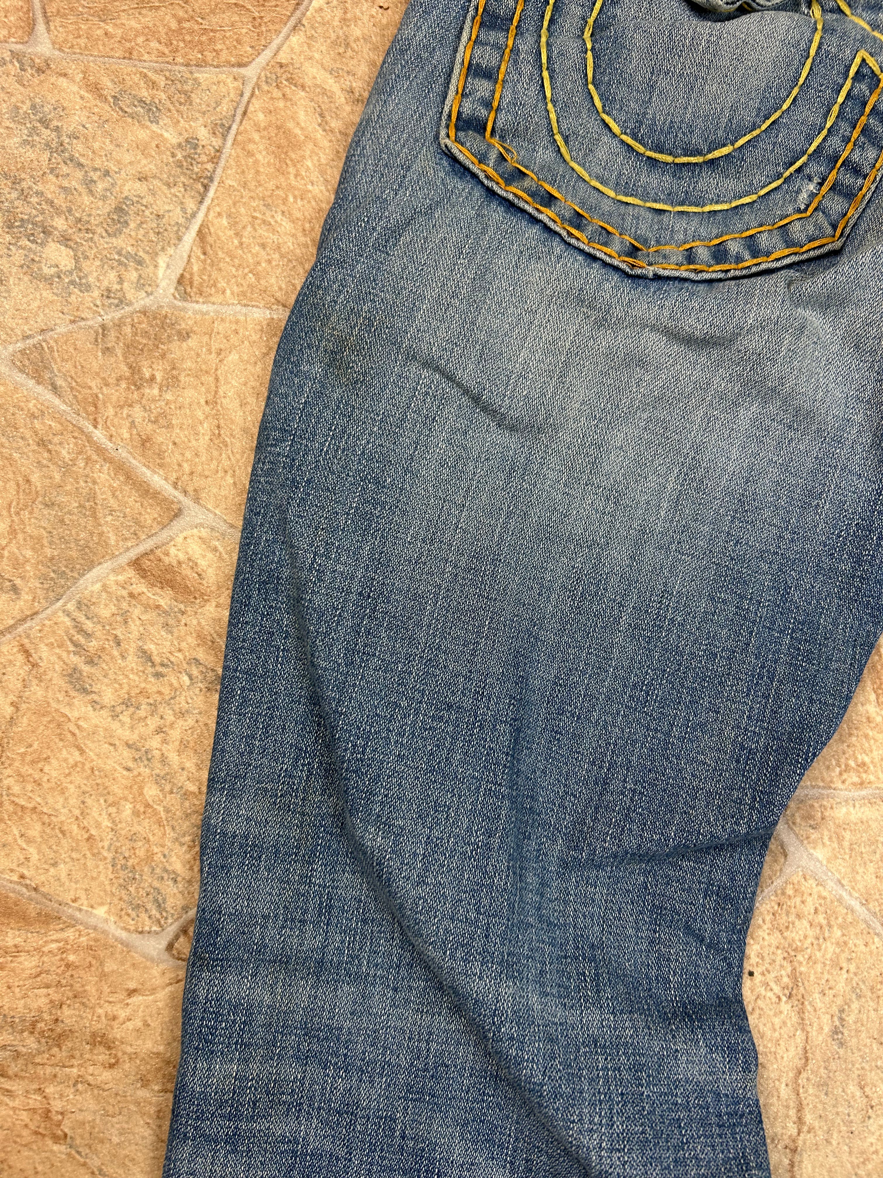 True Religion Vintage Straight Baggy Jeans Billy Super T, M