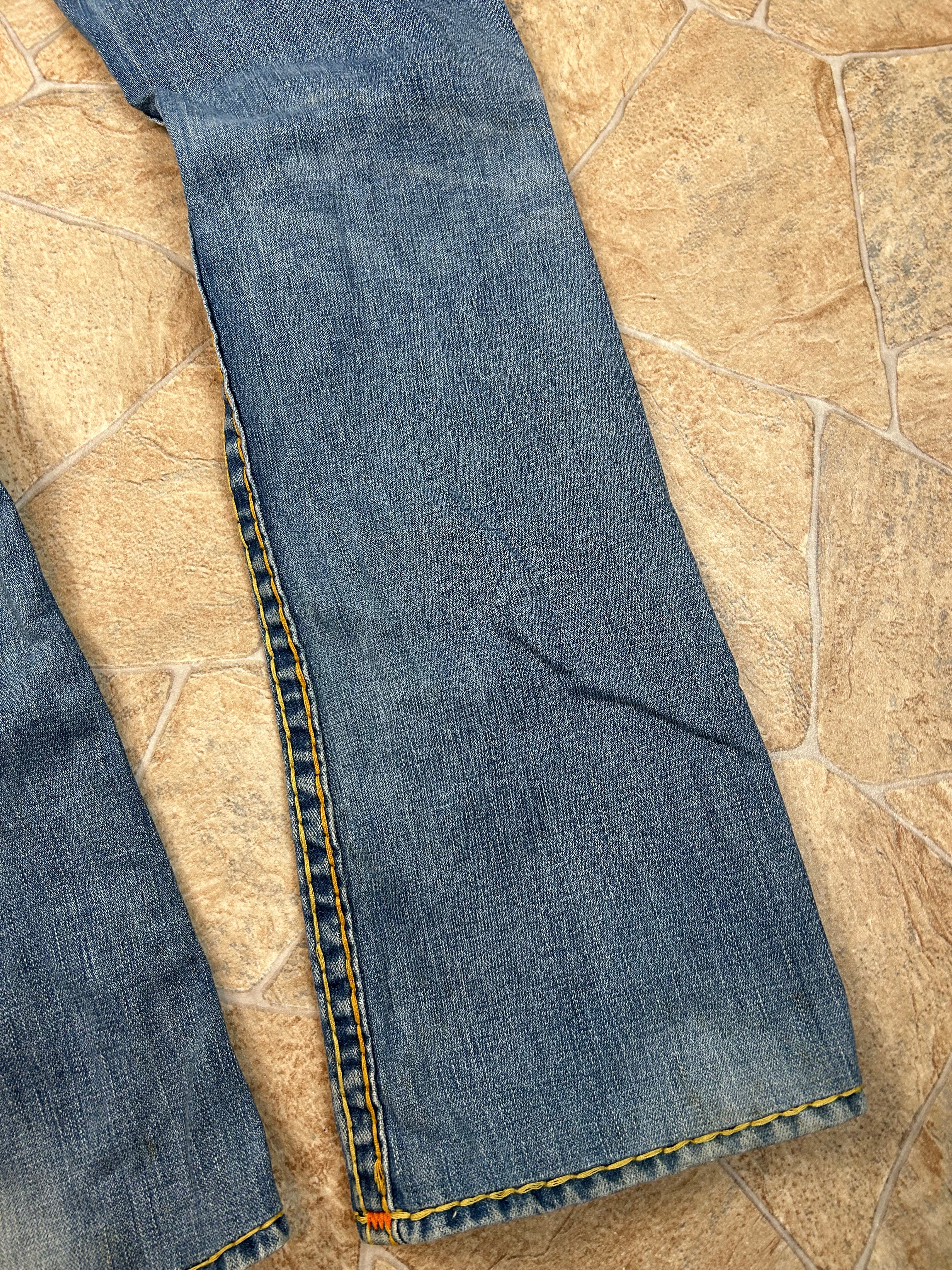 True Religion Vintage Straight Baggy Jeans Billy Super T, M