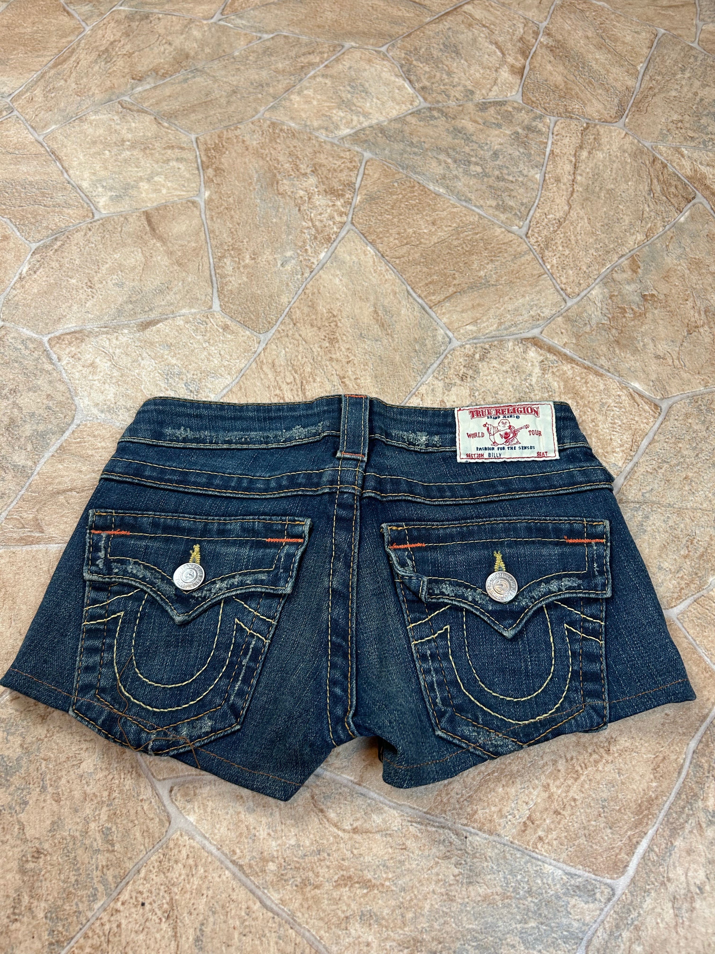 True Religion Vintage Shorts lowwaist, XXS