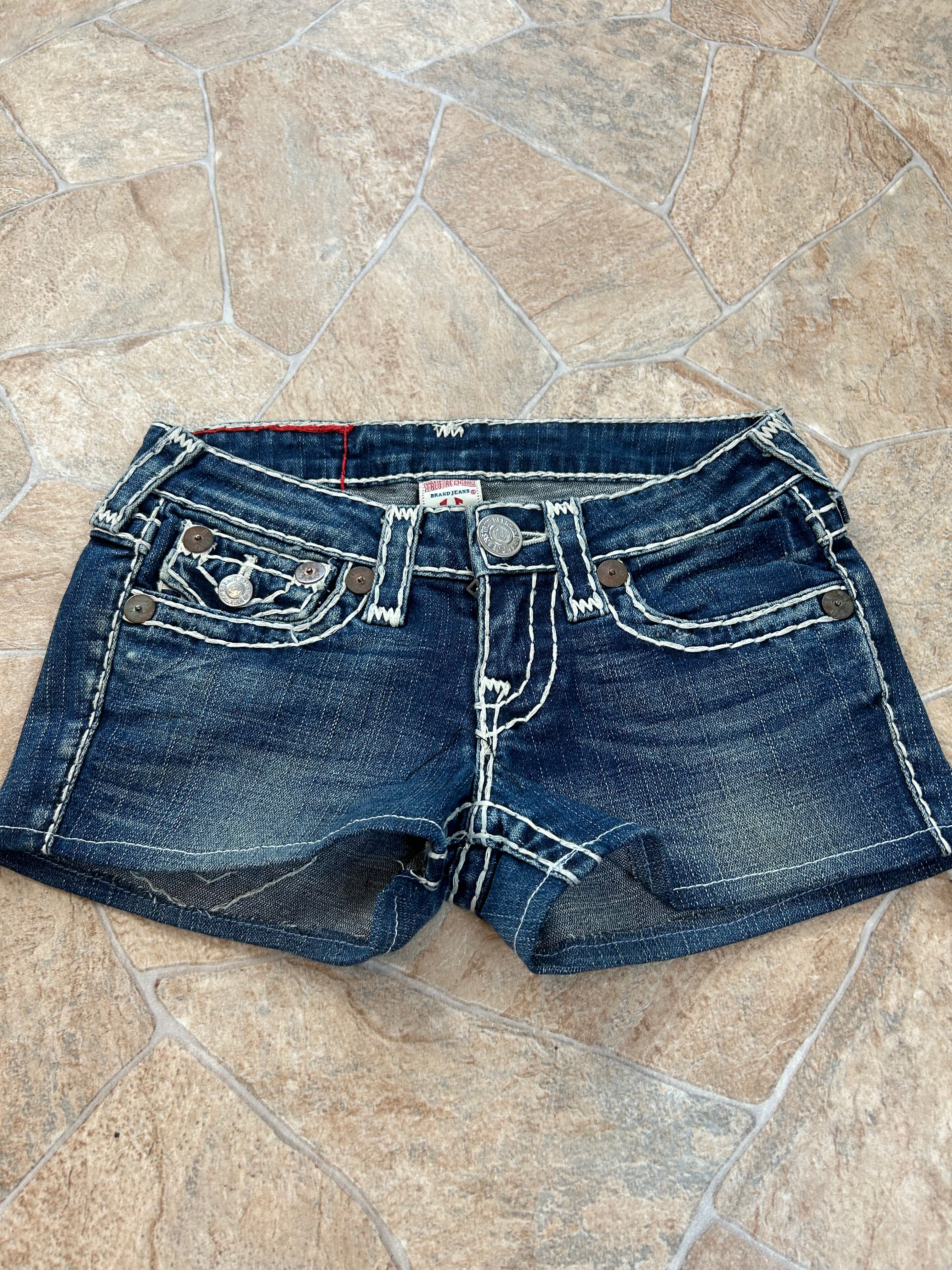 True Religion Vintage Shorts lowwaist Joey Super T, XS