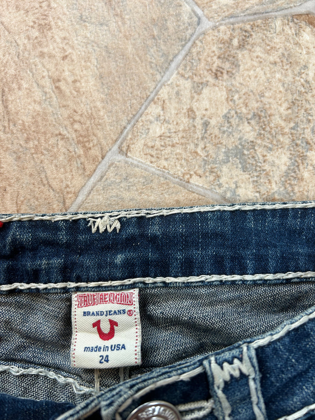True Religion Vintage Shorts lowwaist Joey Super T, XS