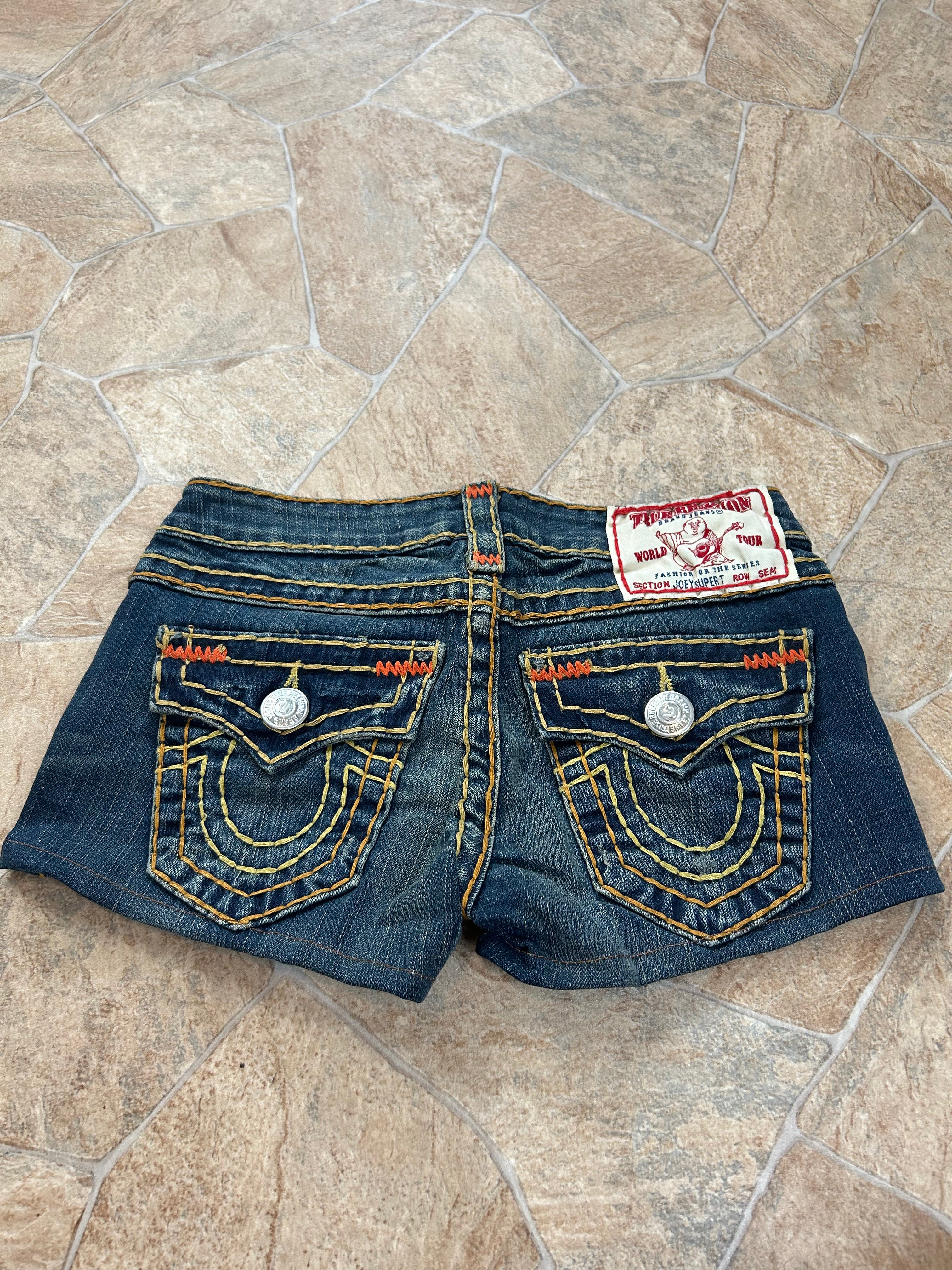 True Religion Vintage Shorts lowwaist Joey Super T, XS