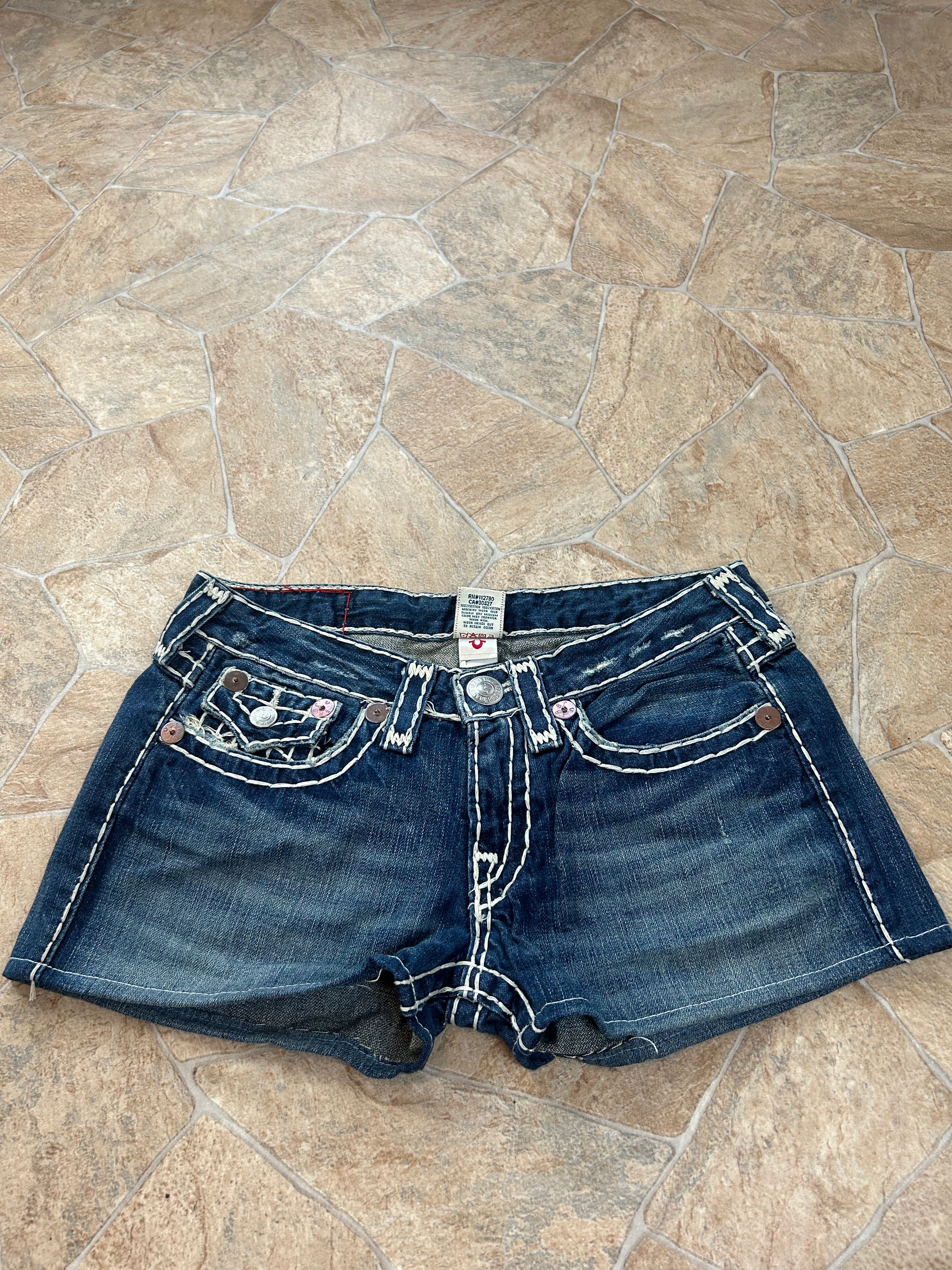 True Religion Vintage Shorts lowwaist Joey Super T, S/M