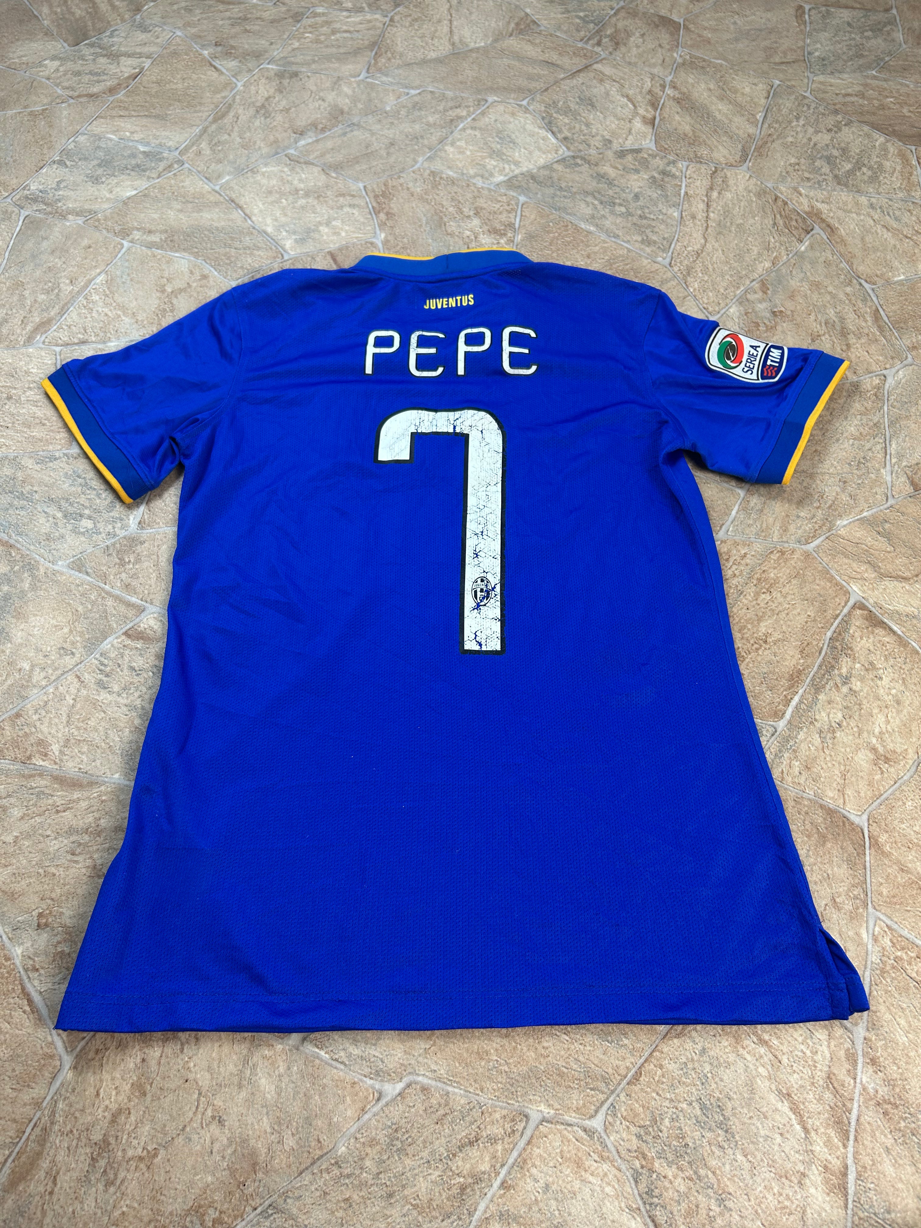 Nike Vintage Juventus Fußball Trikot Pepe 2014 S