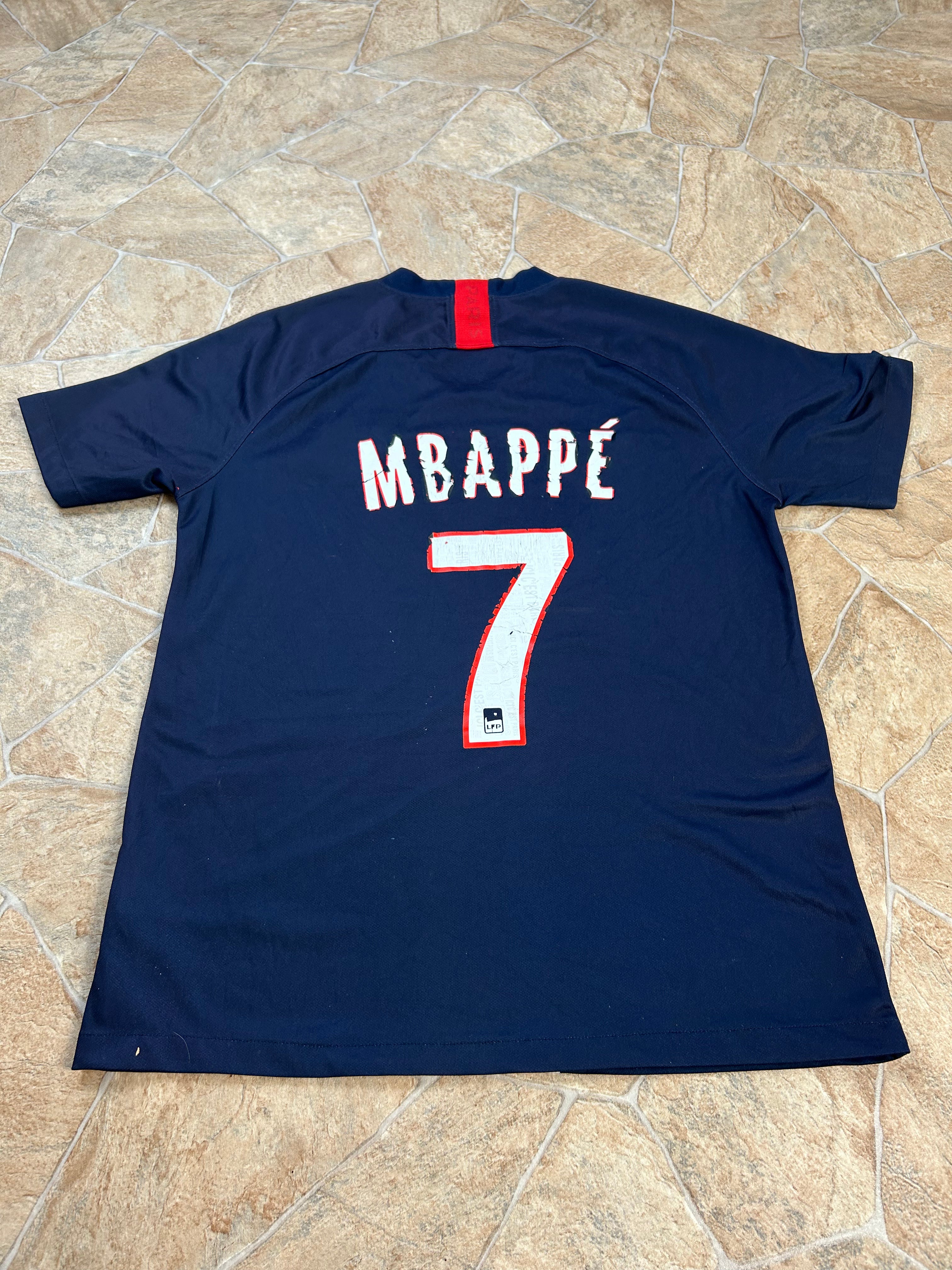 Nike Vintage PSG Fußball Trikot Mbappe S