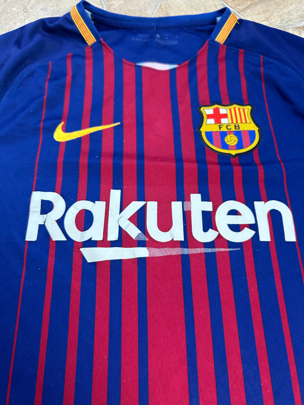 Nike Vintage Barcelona Fußball Trikot 2017 S