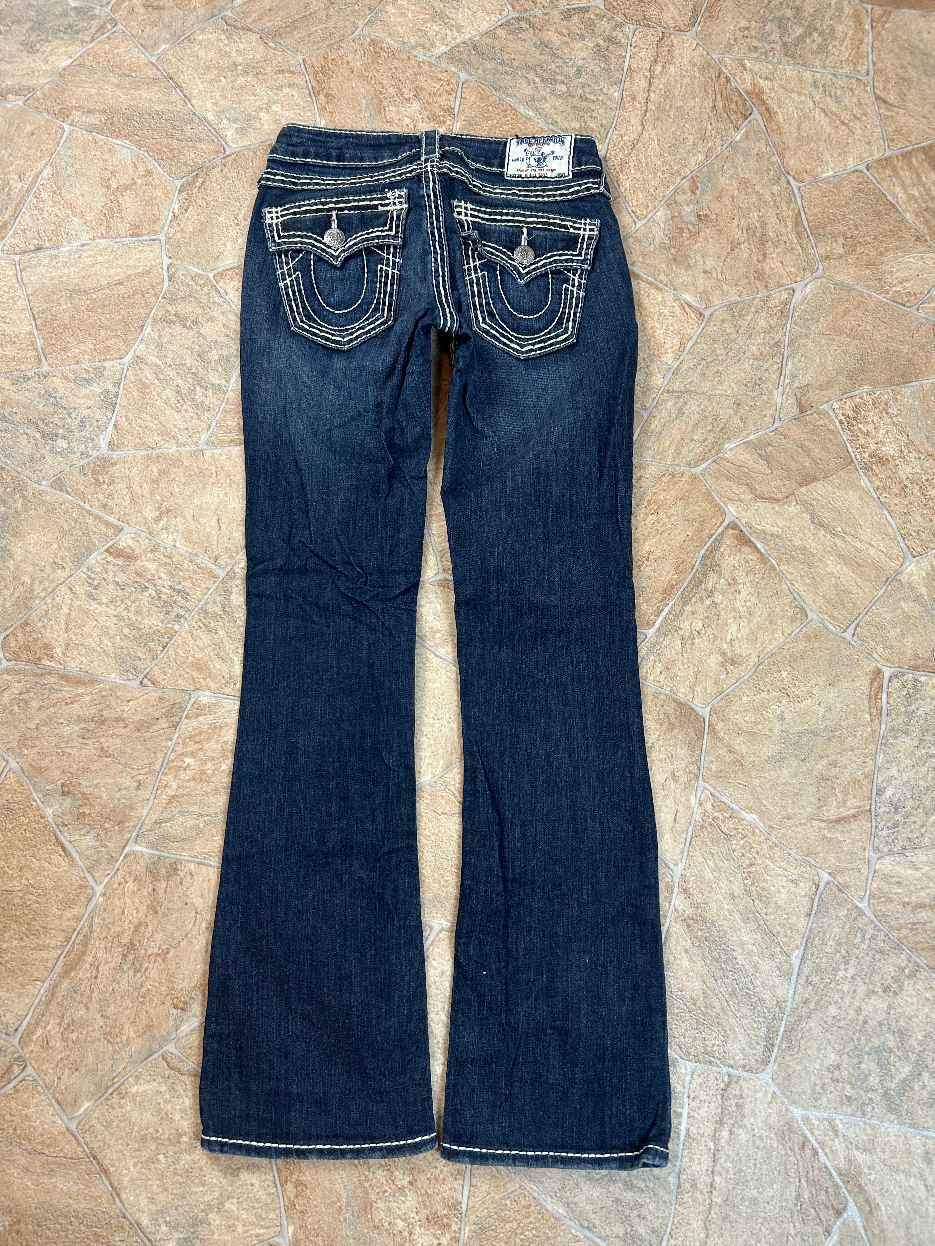 True Religion Vintage High Rise Bootcut Jeans W23/XS