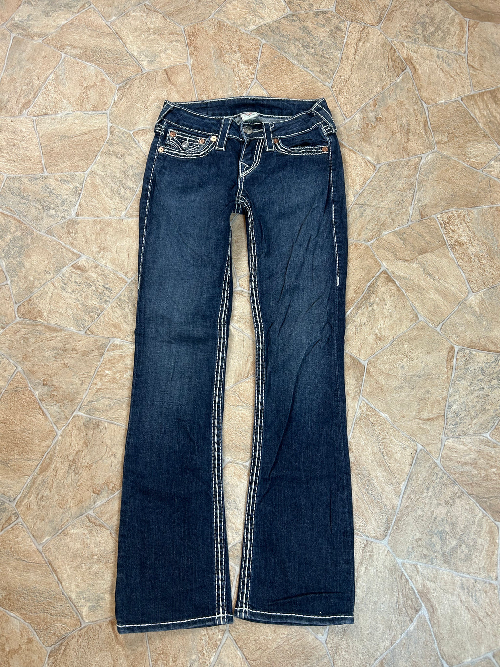 True Religion Vintage High Rise Bootcut Jeans W23/XS