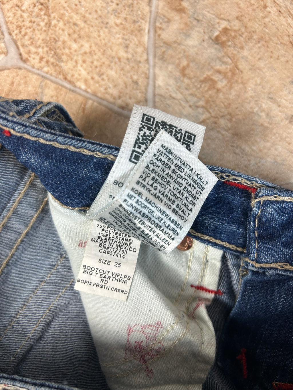 True Religion Vintage Bootcut Jeans Y2K W25/XS