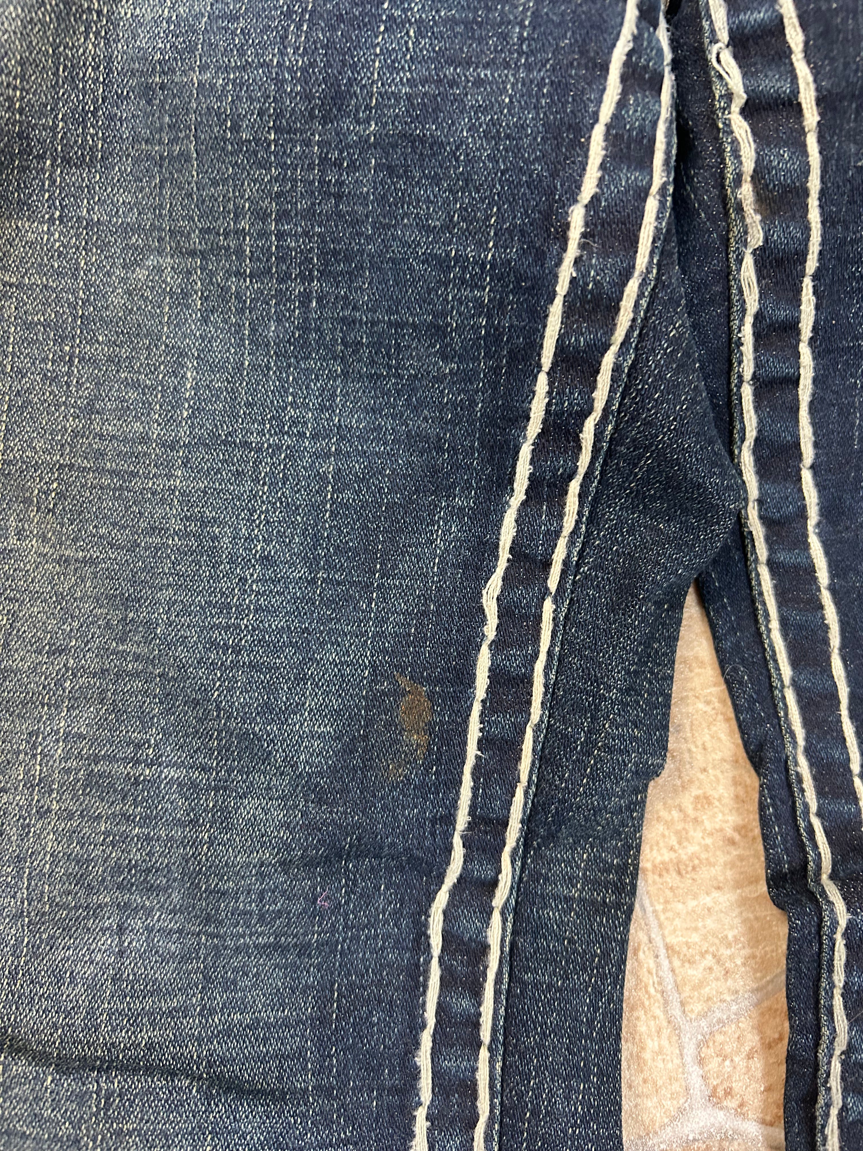 True Religion Vintage Straight Jeans Johnny Super T Y2K W24/XS
