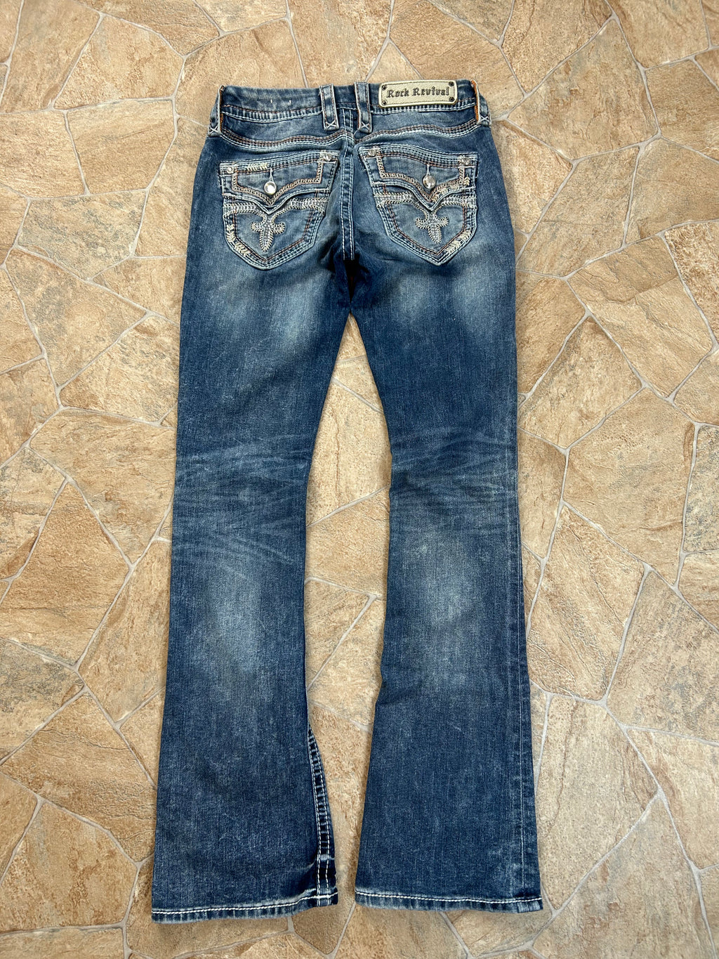 Rock Revival Vintage Flared Jeans Bootcut Y2K W25/XS