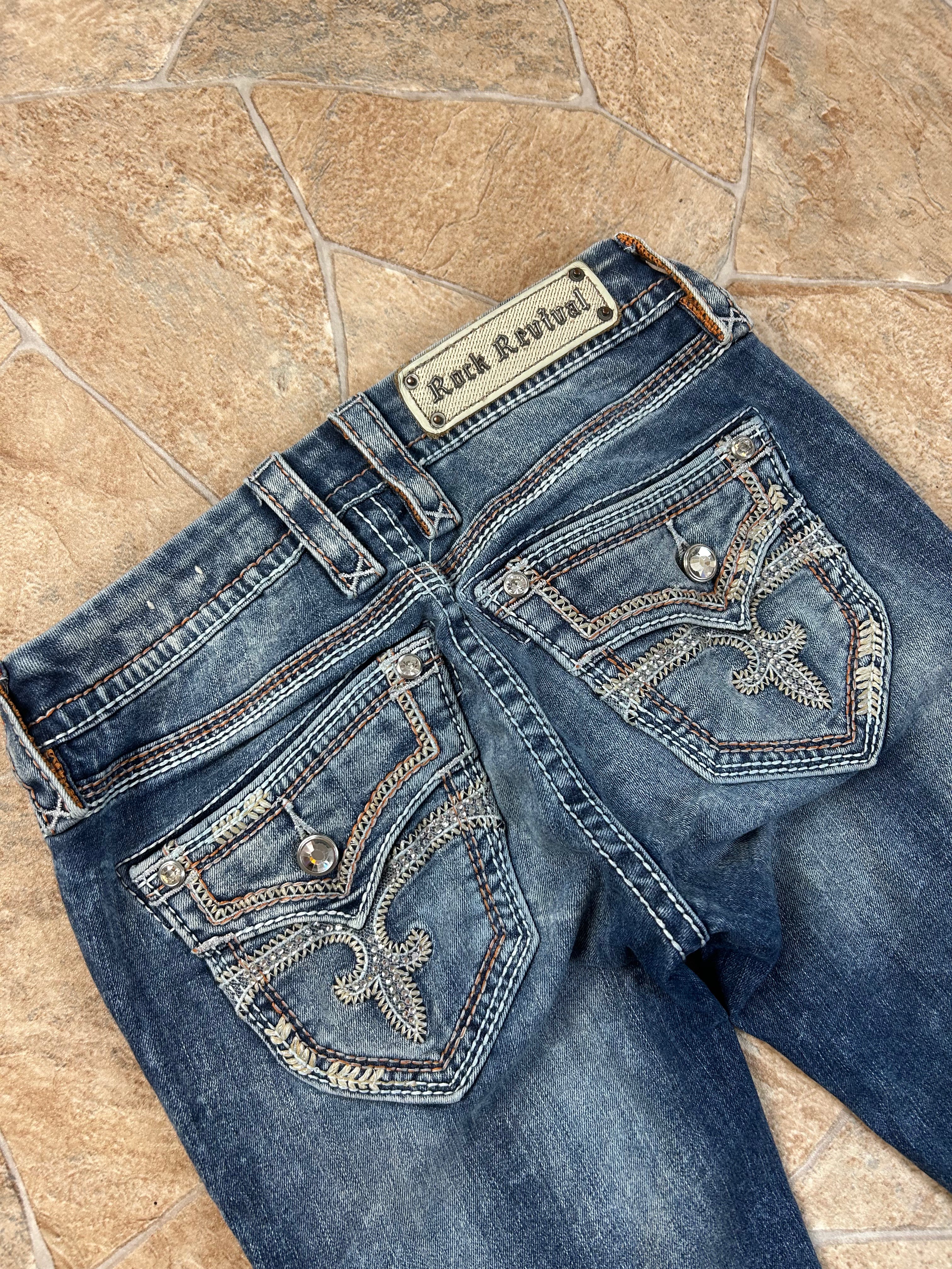 Rock Revival Vintage Flared Jeans Bootcut Y2K W25/XS