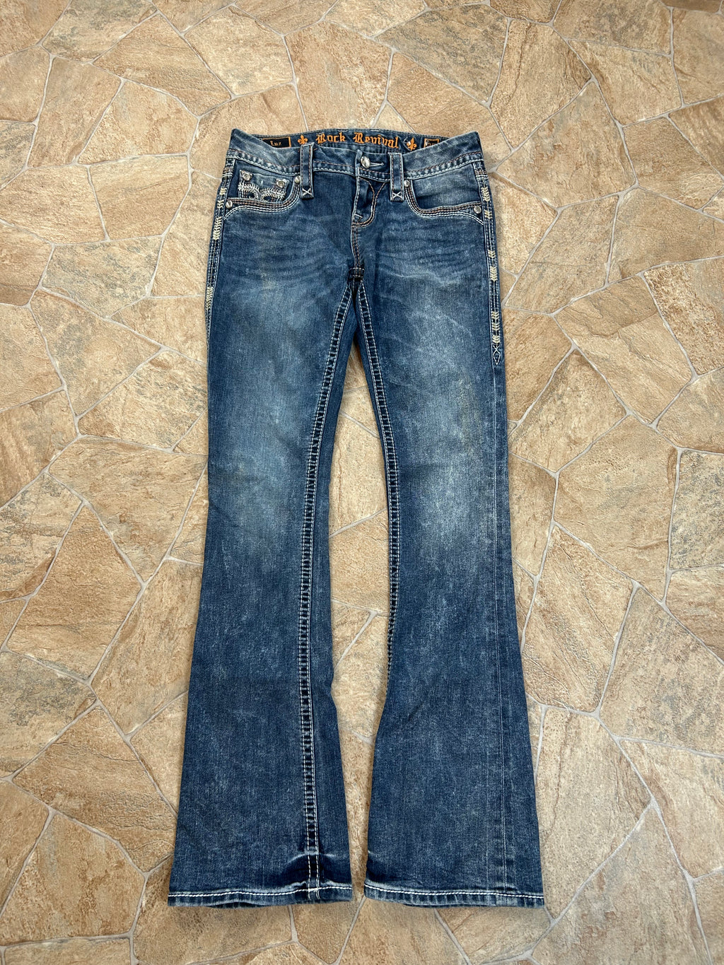 Rock Revival Vintage Flared Jeans Bootcut Y2K W25/XS