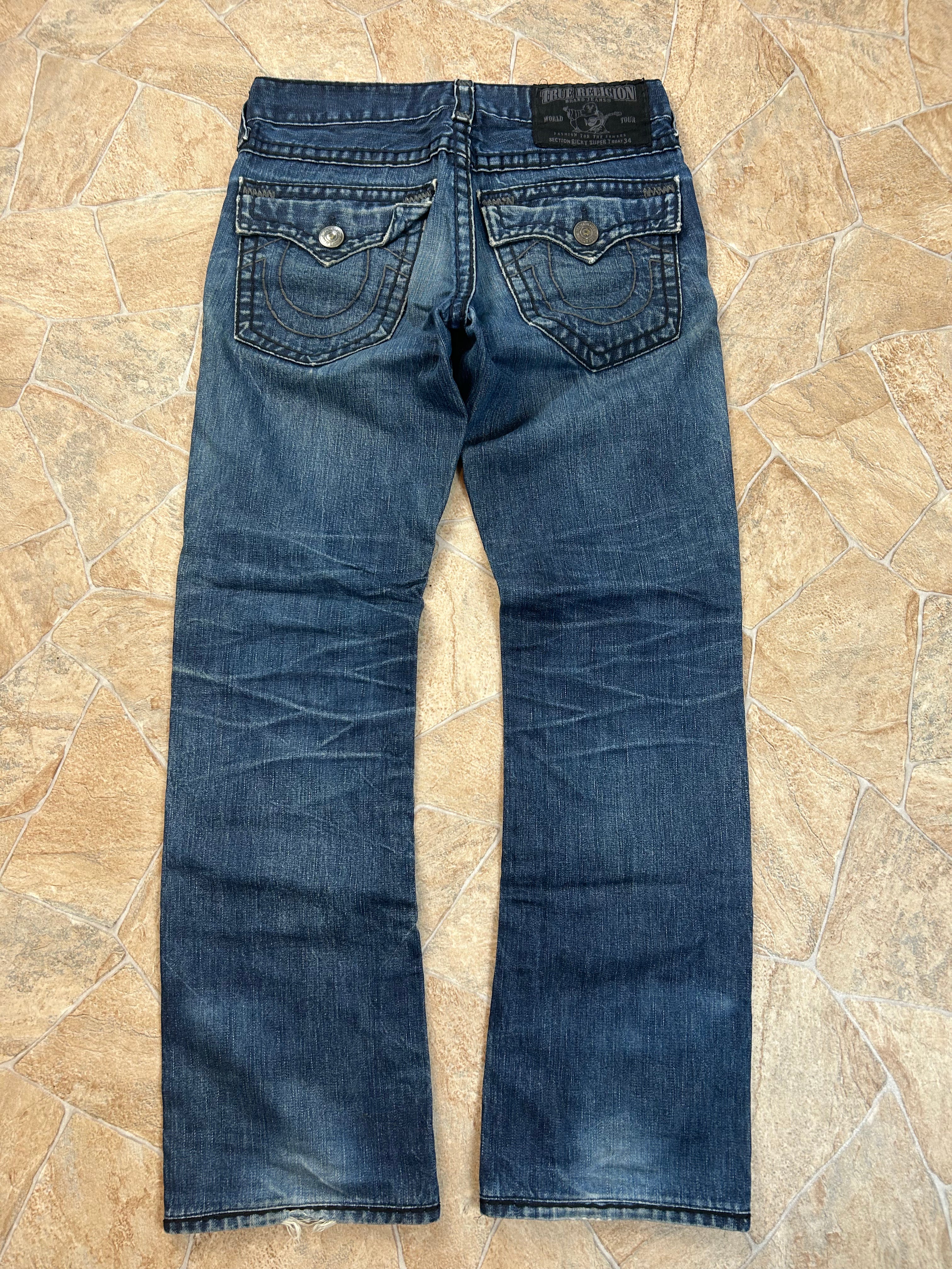 True Religion Vintage Straight/Baggy Jeans Ricky Super T Y2K W31/M