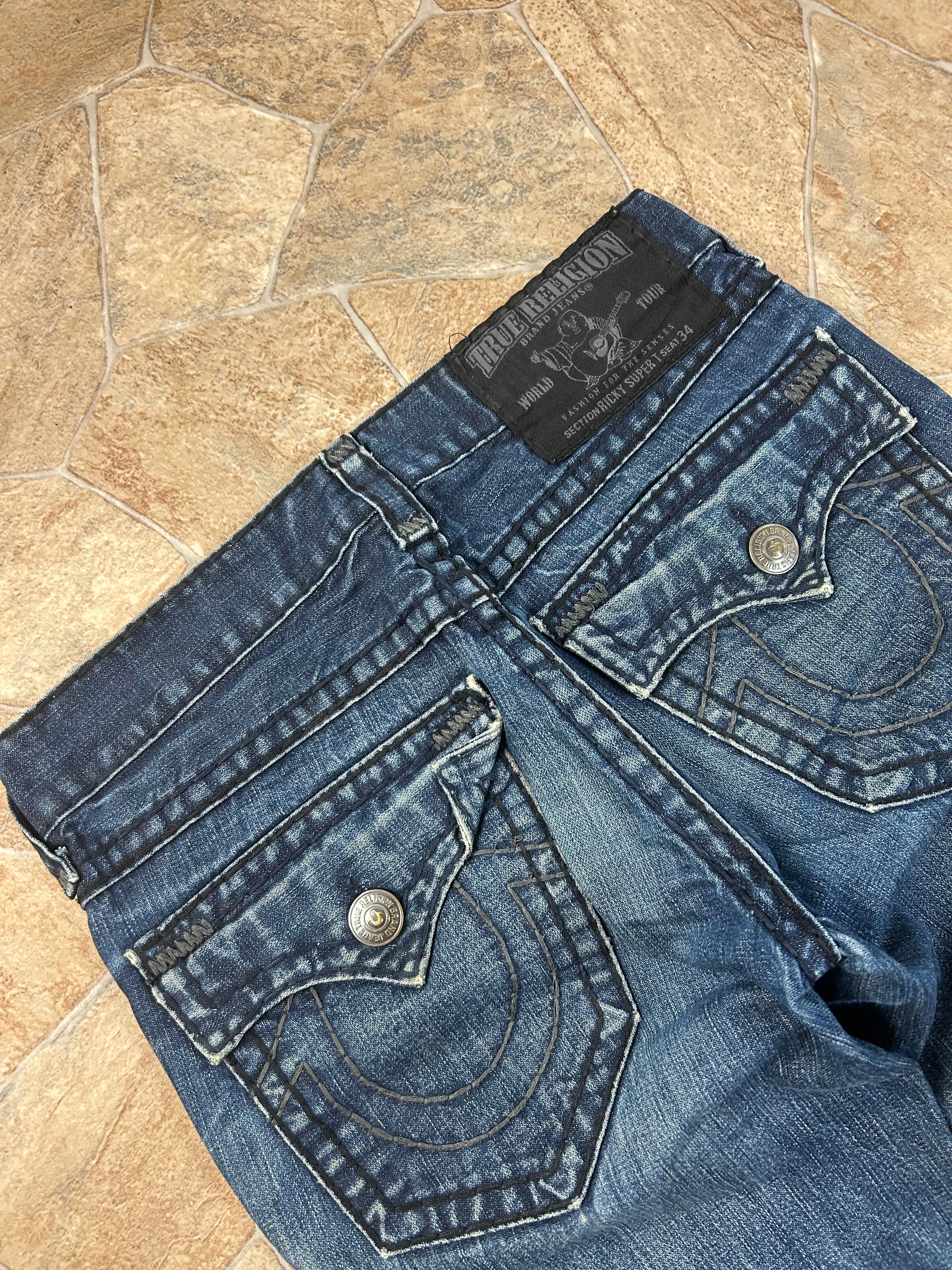 True Religion Vintage Straight/Baggy Jeans Ricky Super T Y2K W31/M