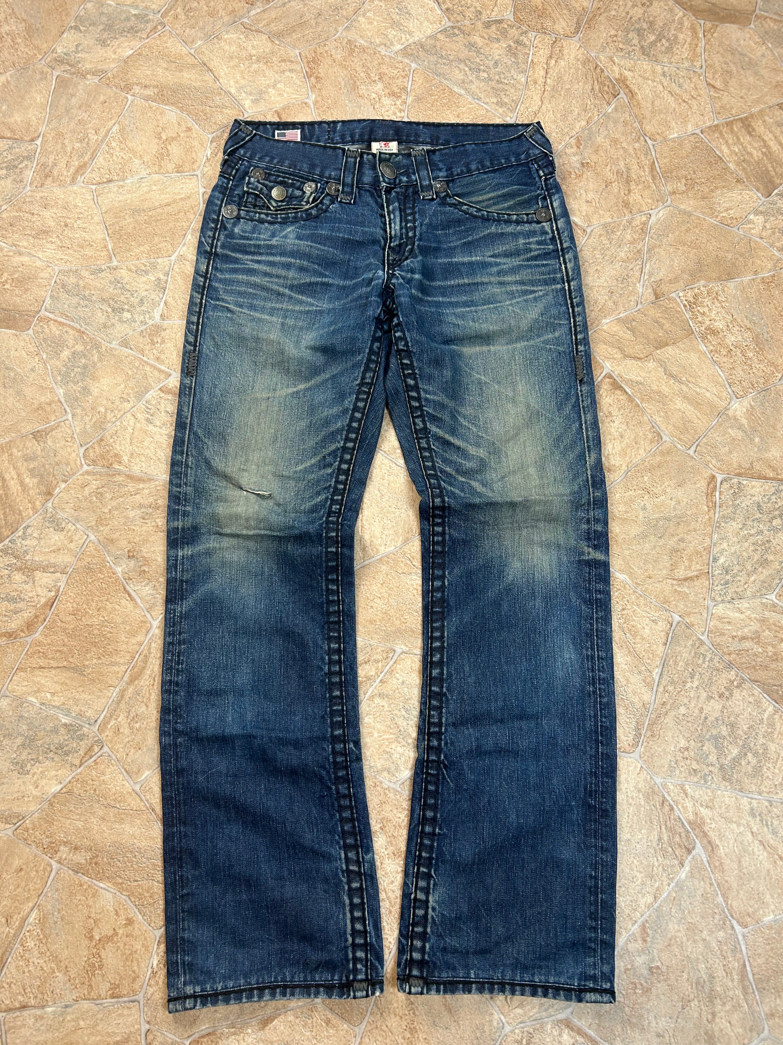 True Religion Vintage Straight/Baggy Jeans Ricky Super T Y2K W31/M