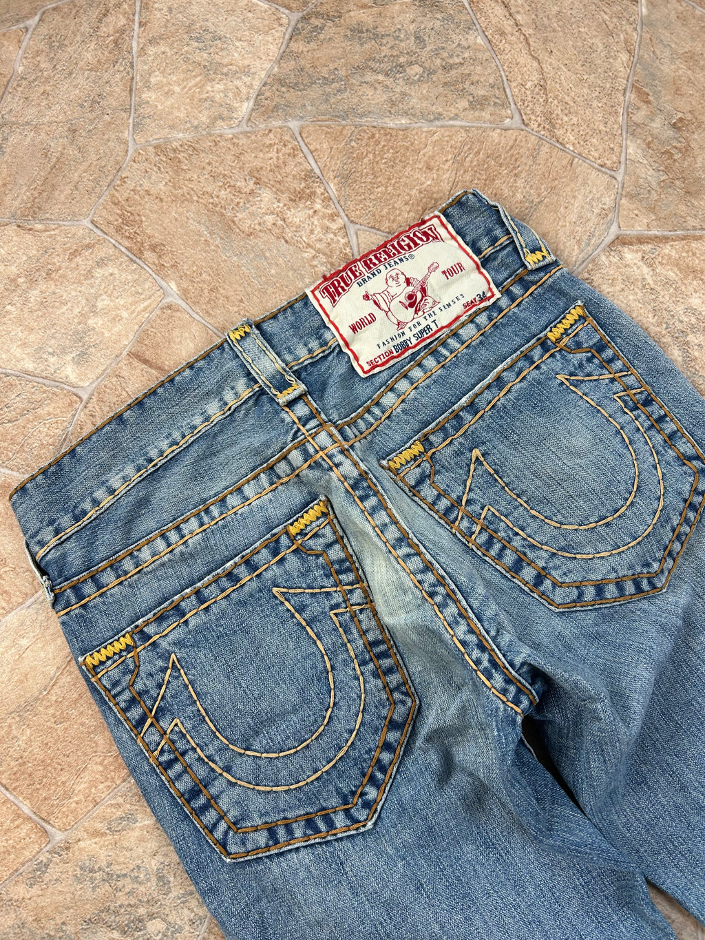 True Religion Vintage Straight Jeans Bobby Super T Y2K W29/M