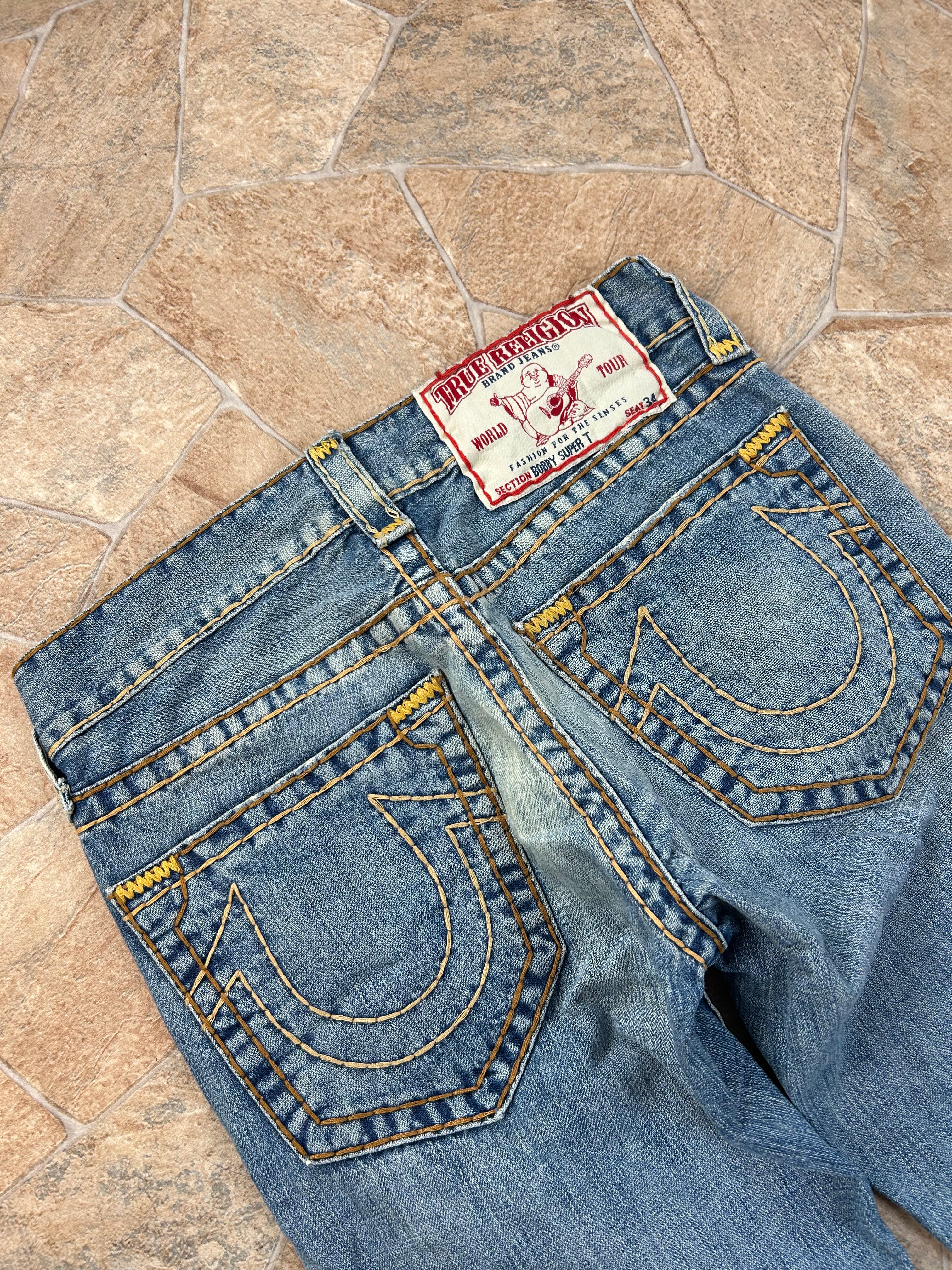 True Religion Vintage Straight Jeans Bobby Super T Y2K W29/M